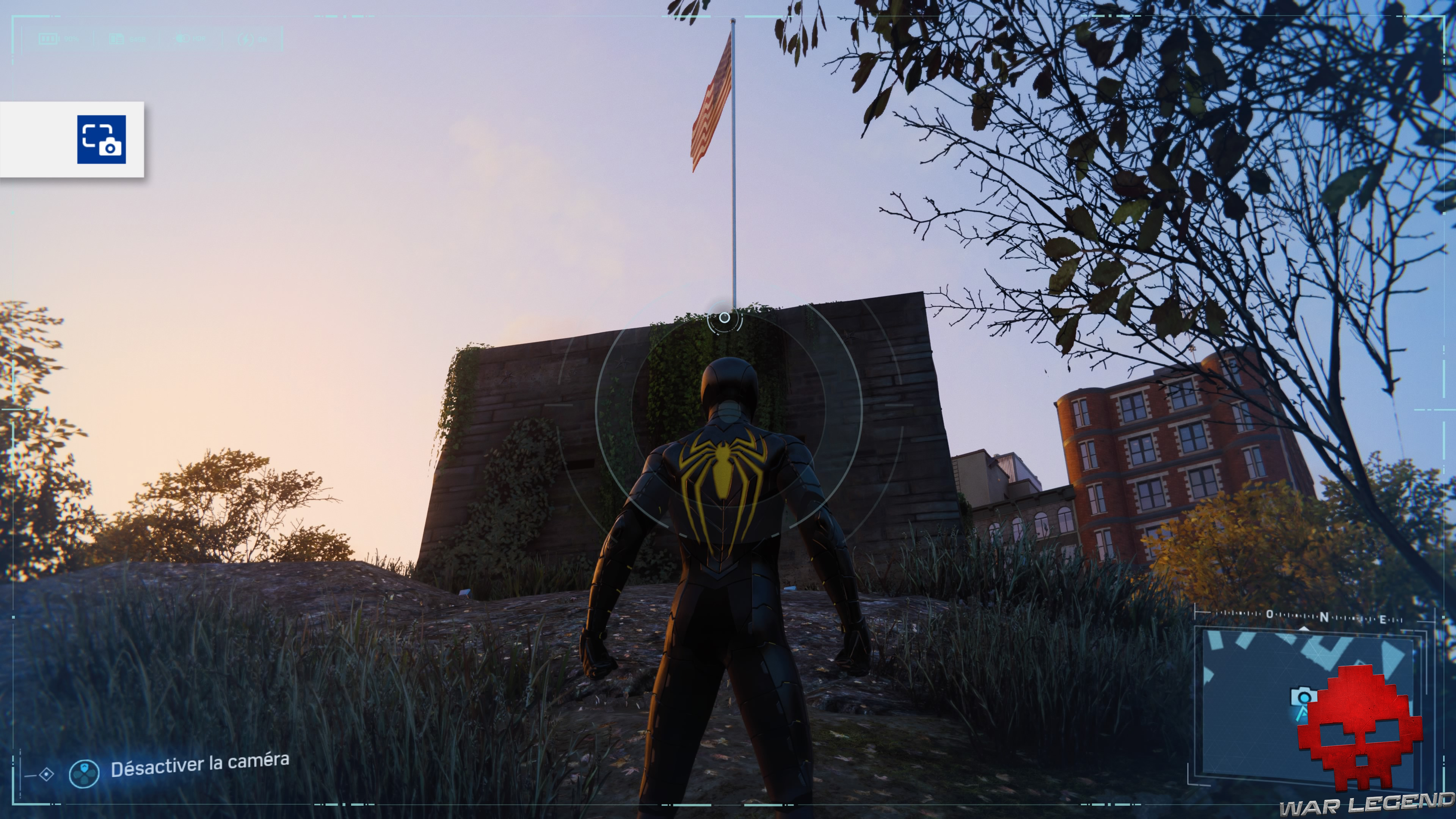Spider-Man photo secrète Fort en ruine