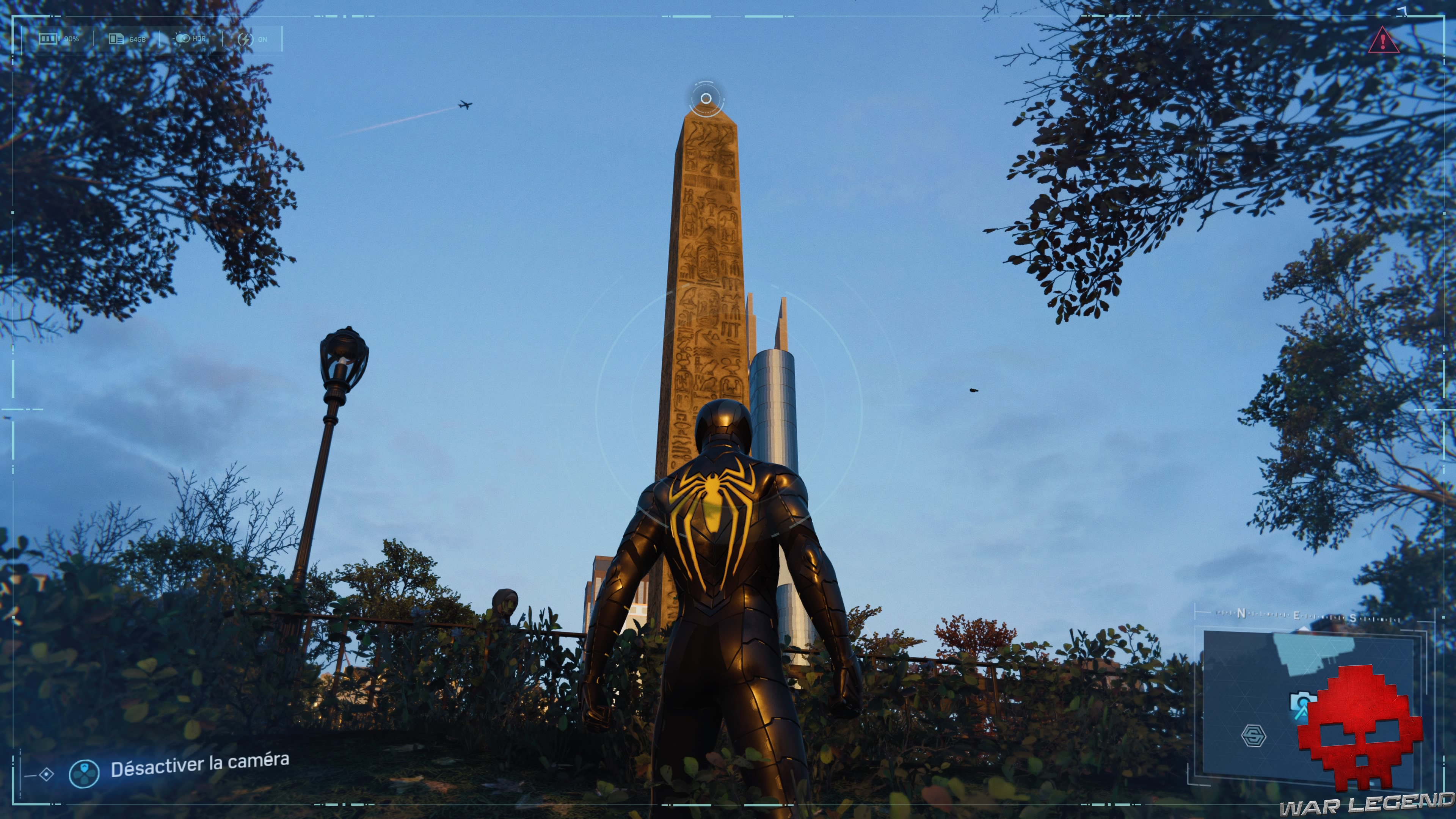 Spider-Man photo secrète Obélisque