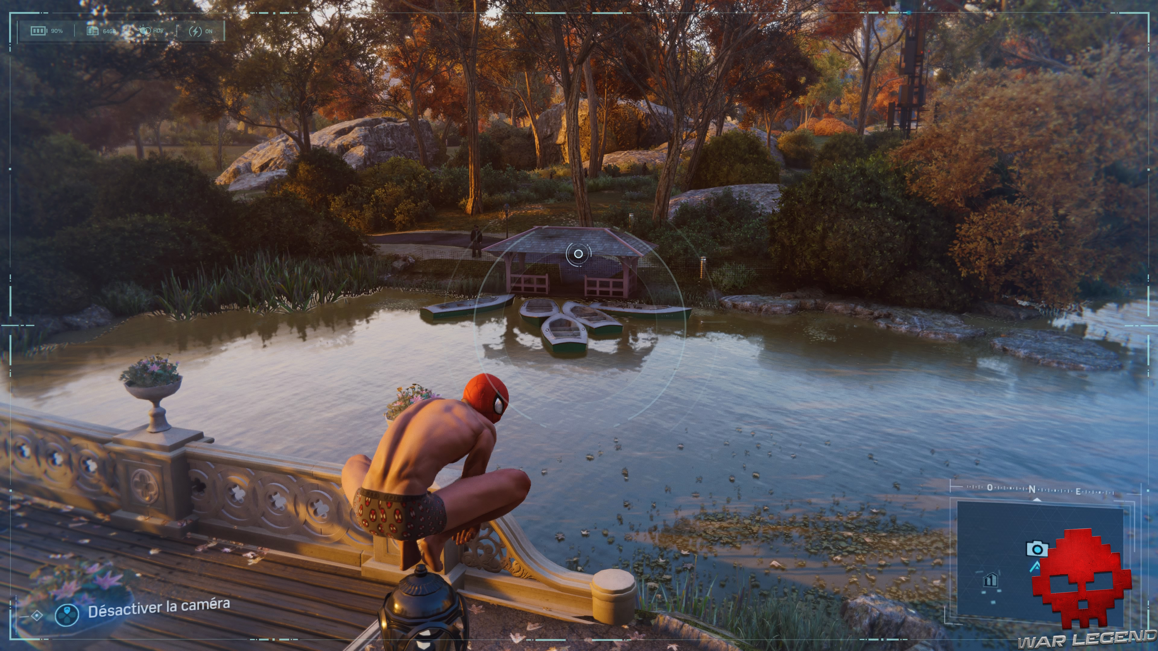 Spider-Man photo secrète Quai des barques