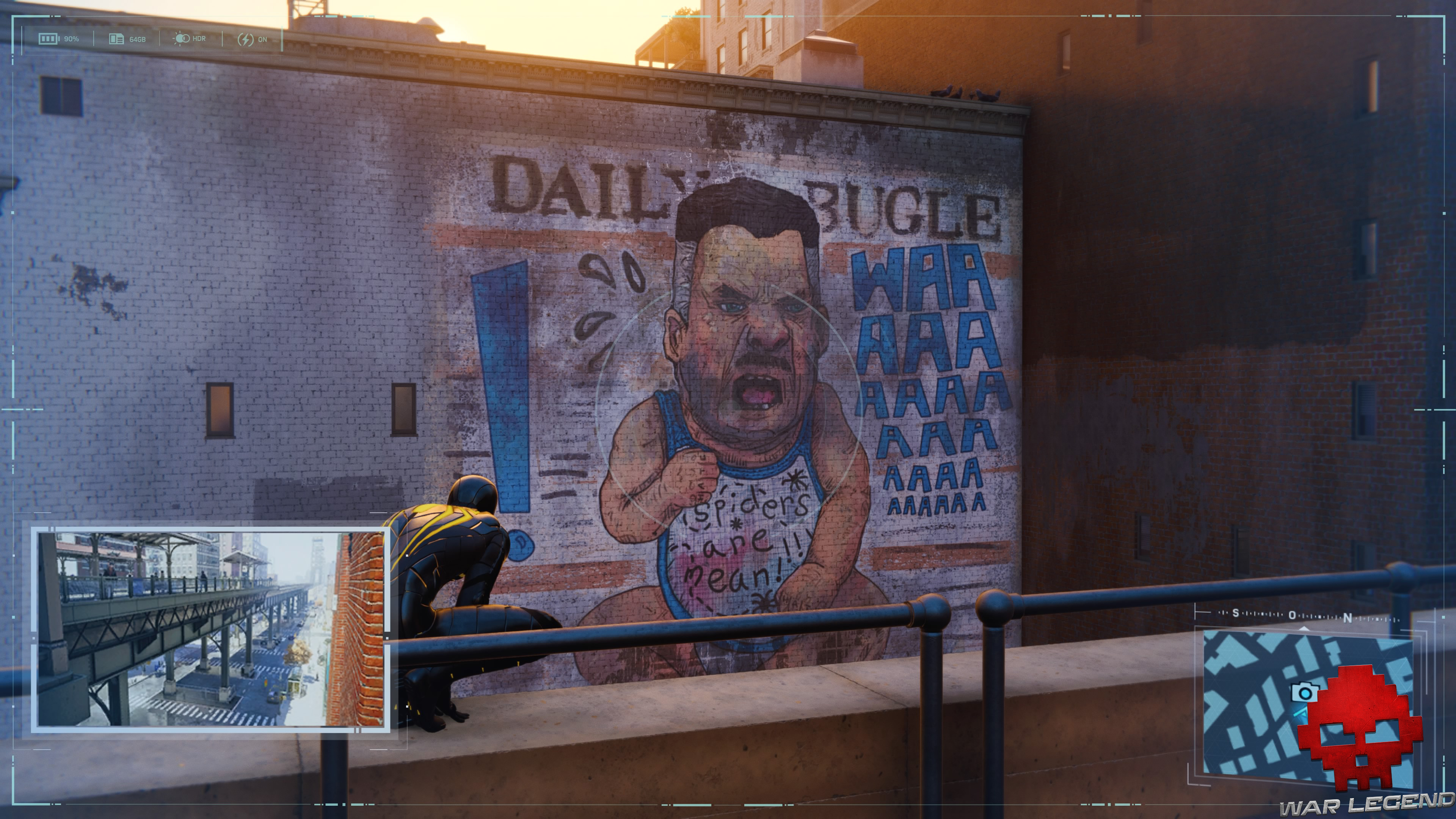 Spider-Man photo secrète Fresque de J. Jonah Jameson