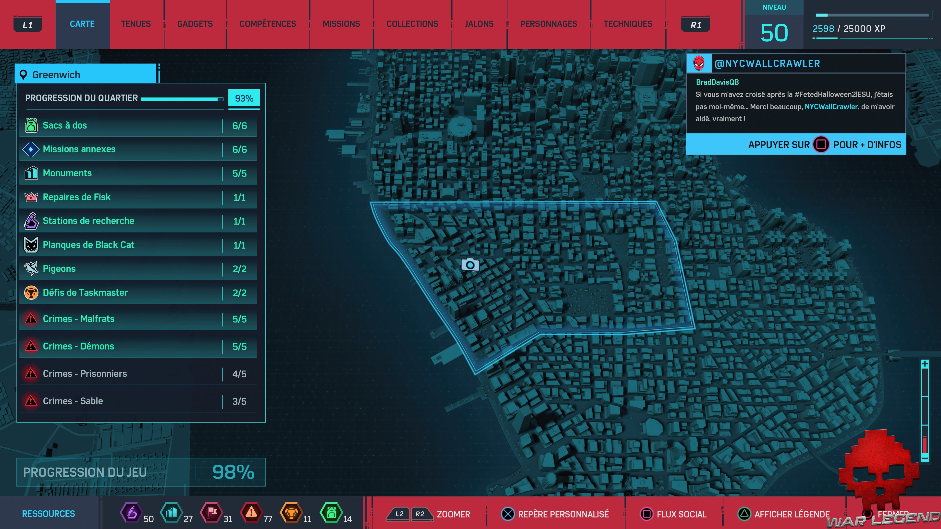 Spider-Man photo secrète carte Pride Flag