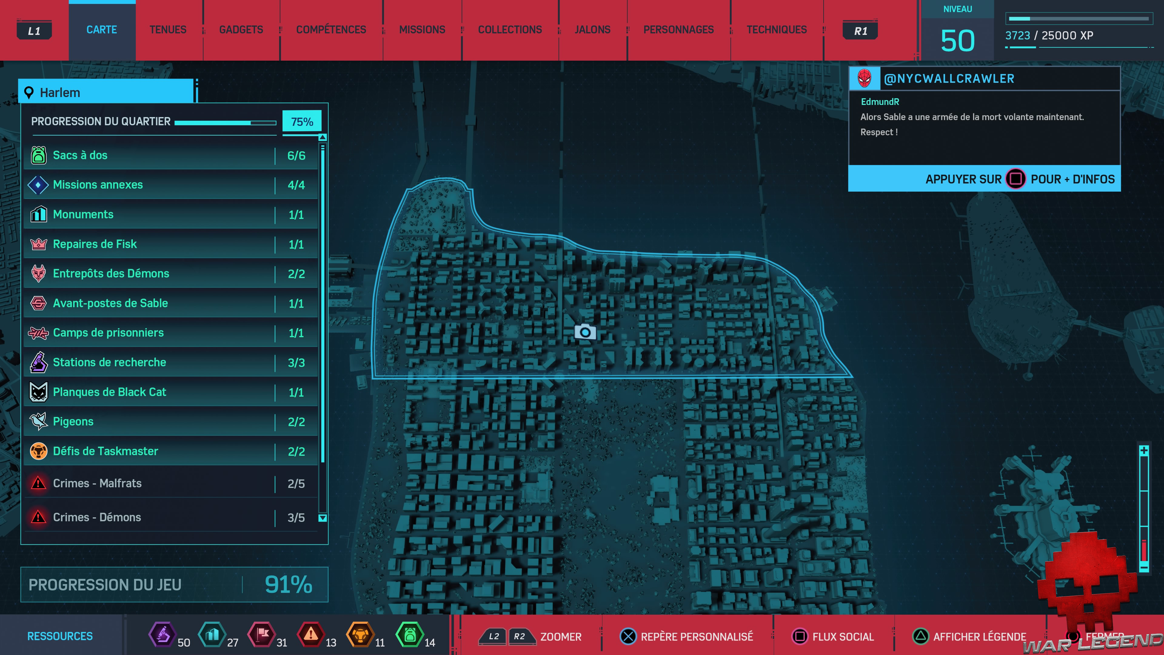 Spider-Man photo secrète Bureau de Campagne d'Osborn carte