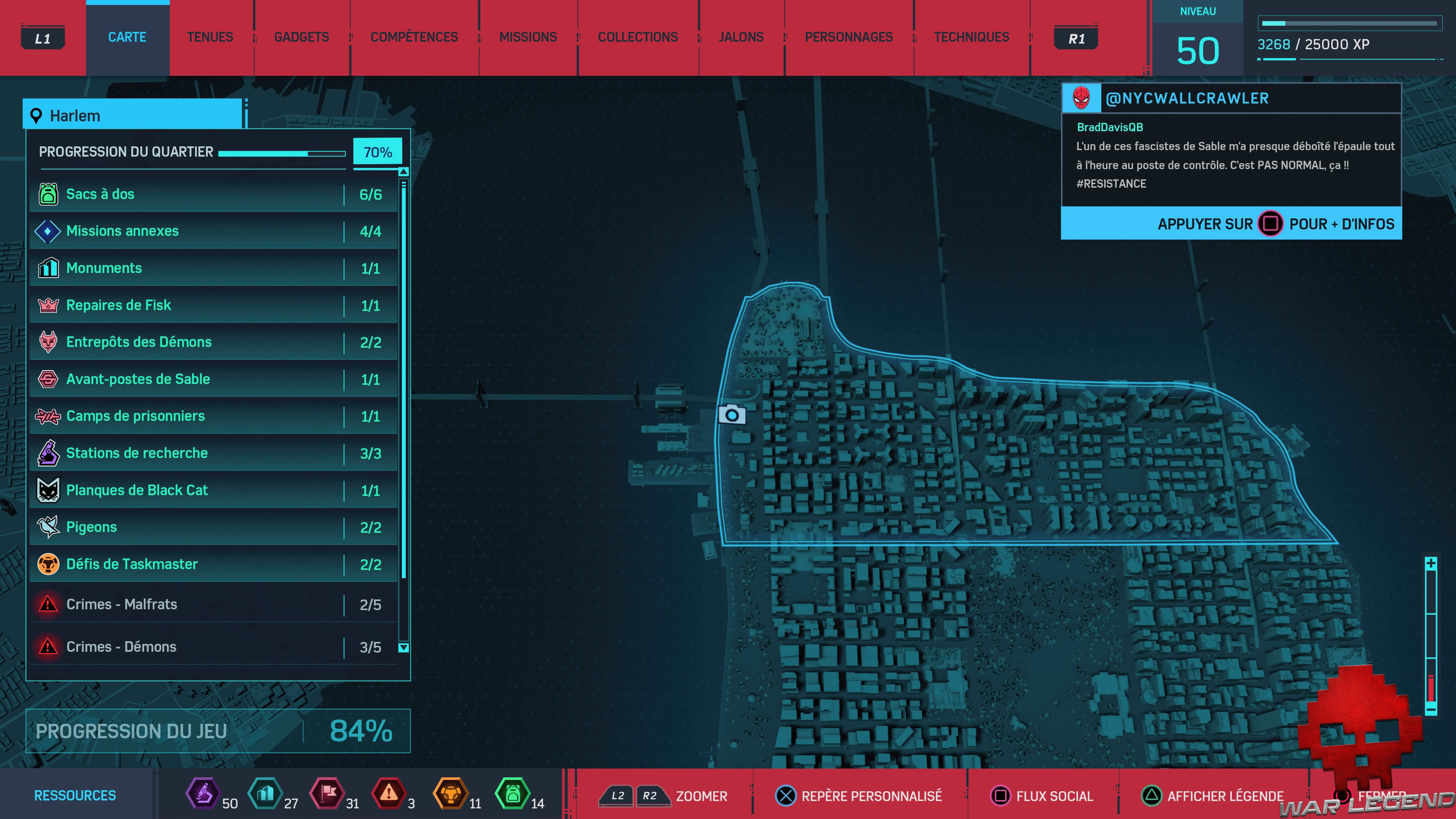 Spider-Man photo secrète Graffiti carte