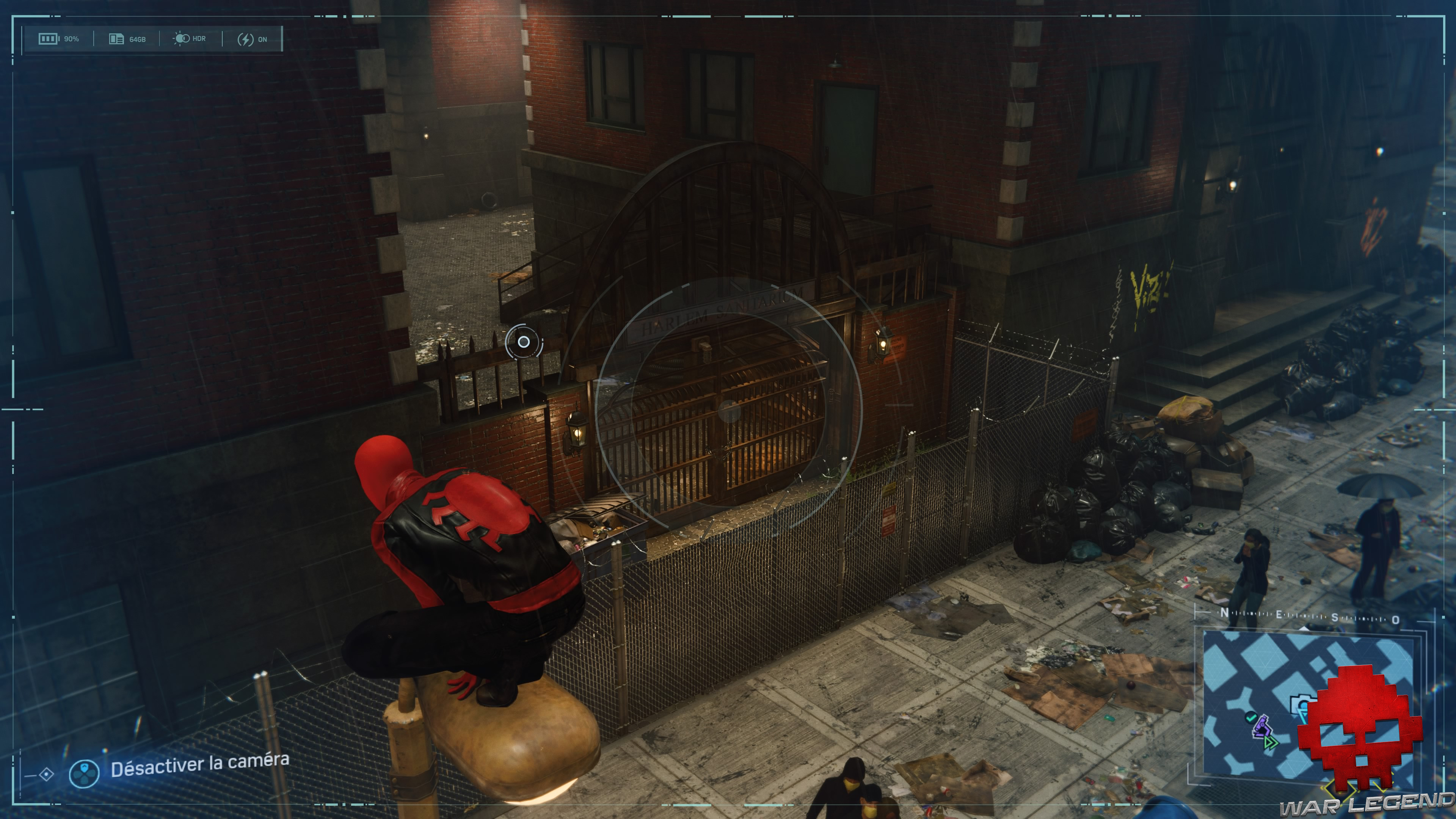 Spider-Man photo secrète Harlem Sanitarium