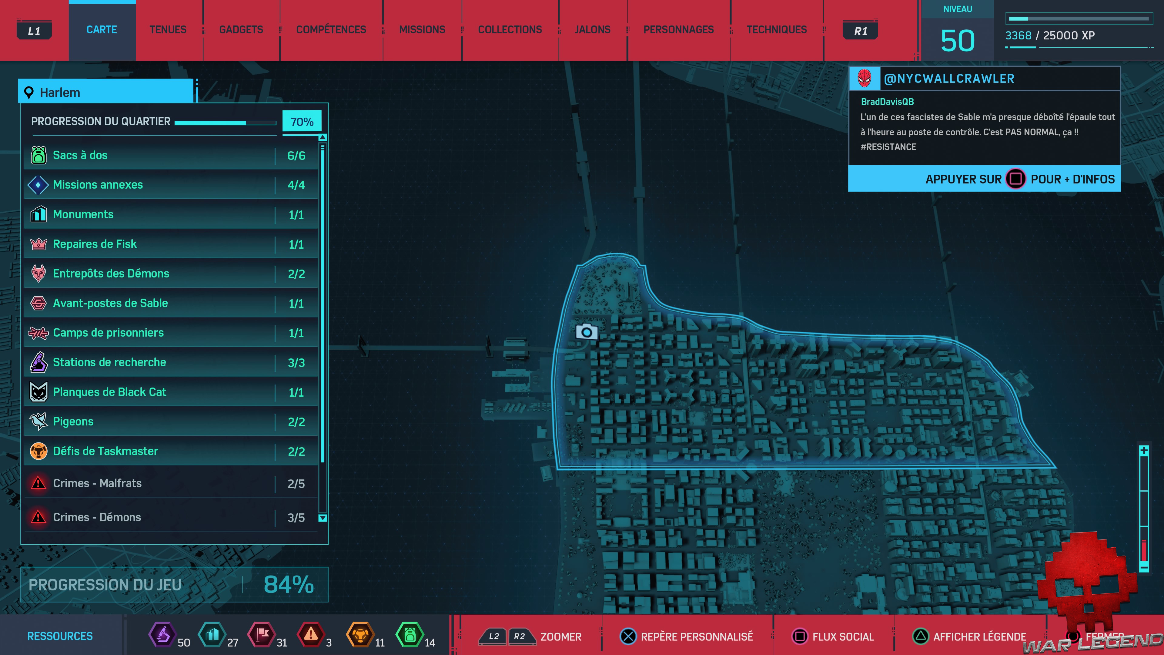 Spider-Man photo secrète Memorial carte