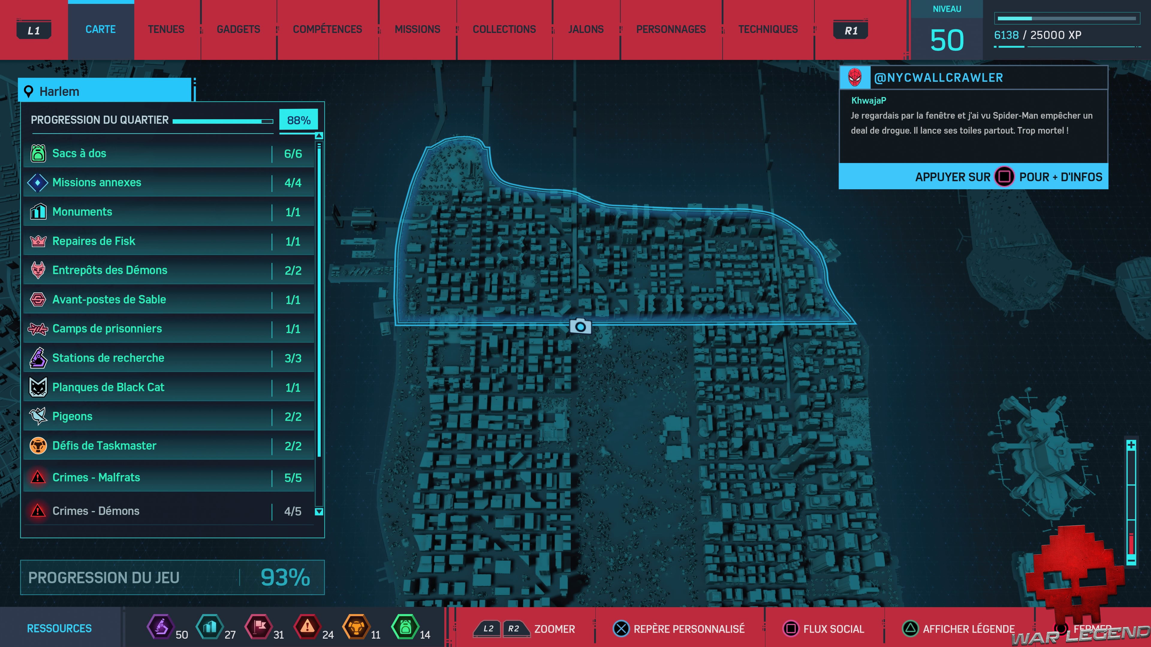 Spider-Man photo secrète Statue de Frederick Douglass carte