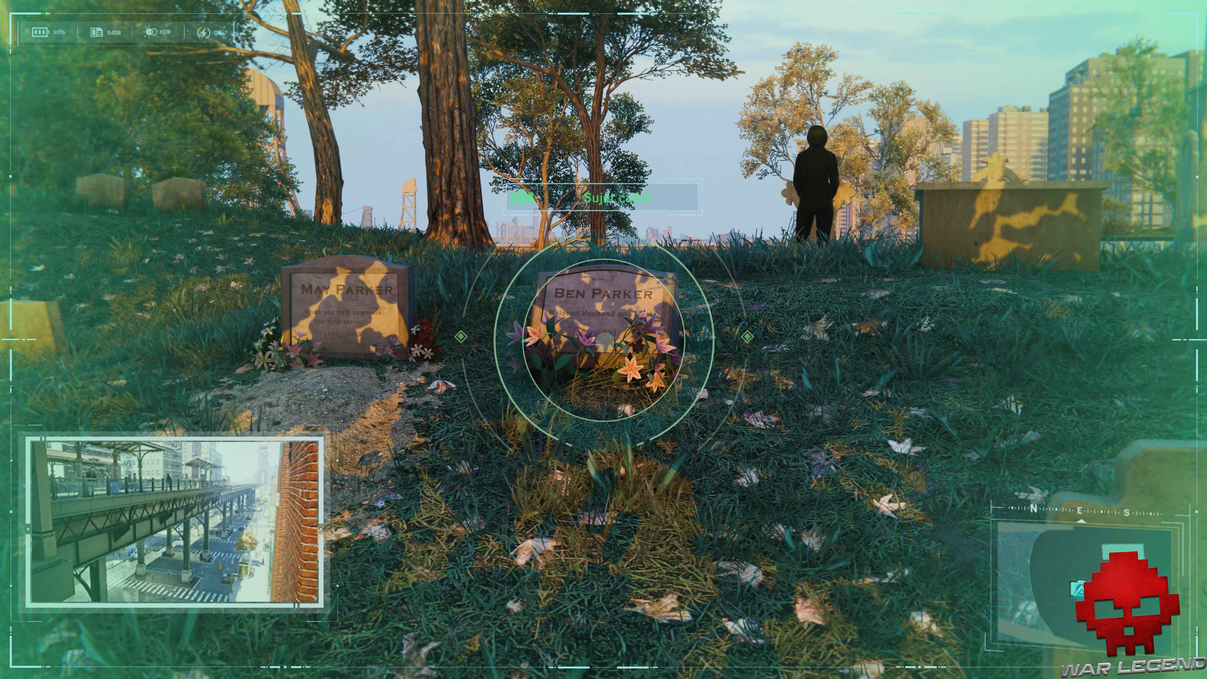 Spider-Man photo secrète Tombe de l'oncle Ben