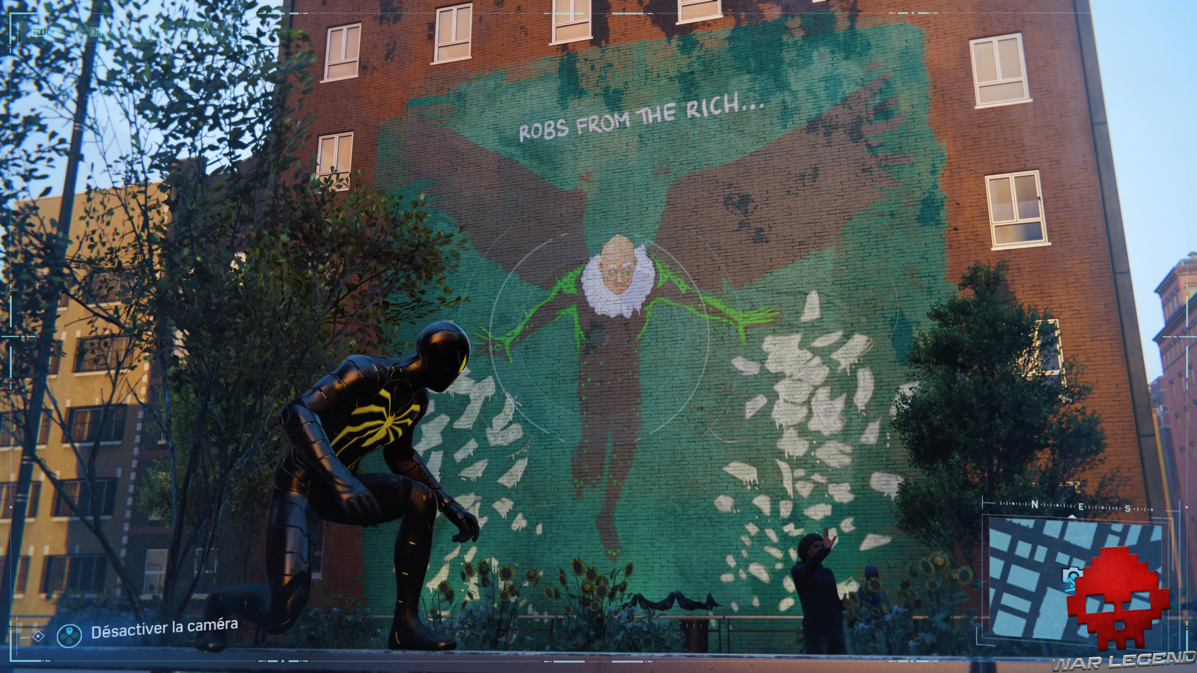 Spider-Man photo secrète Fresque du Vautour