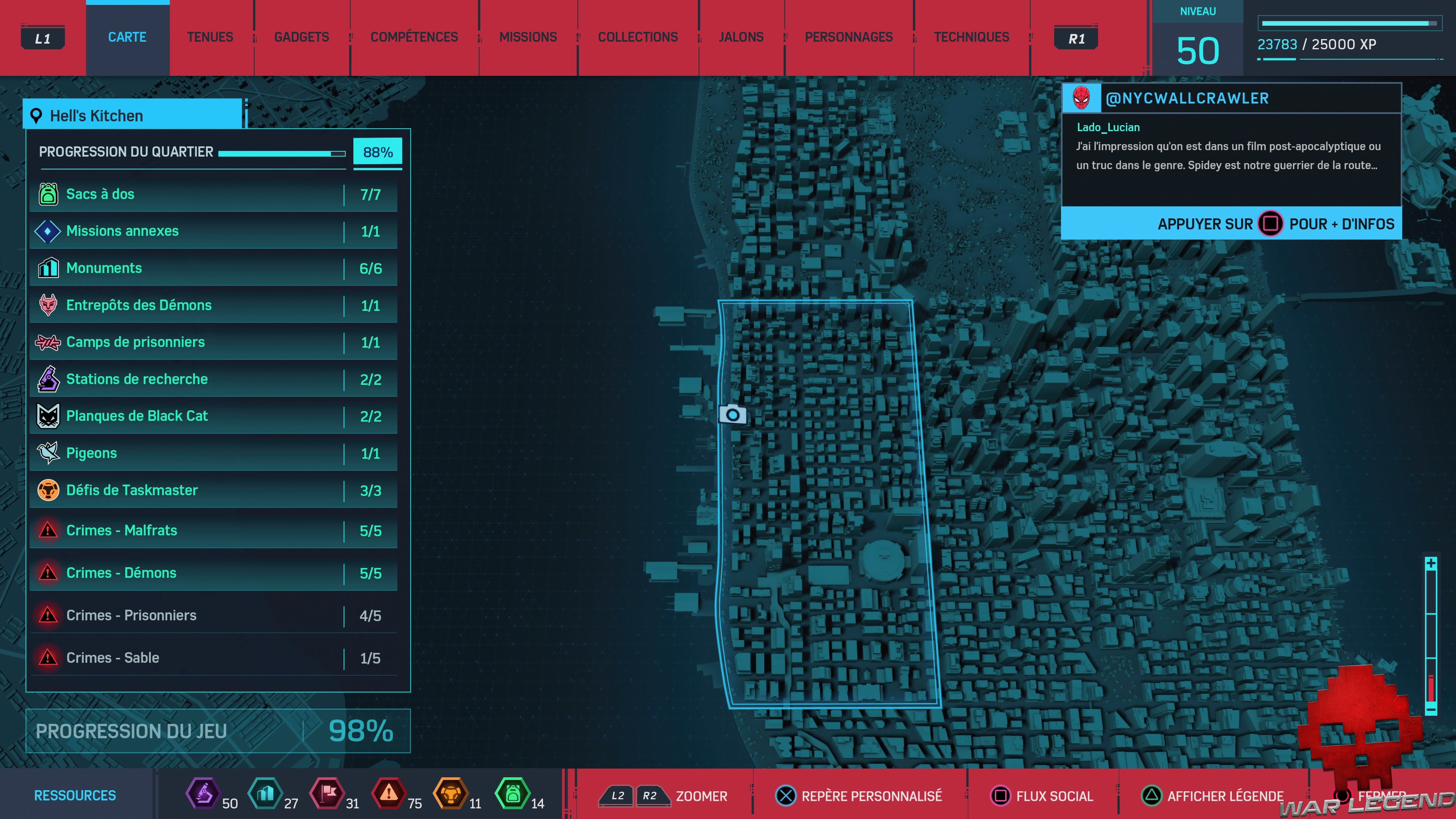 Spider-Man photo secrète graffiti drapeau de pirate carte