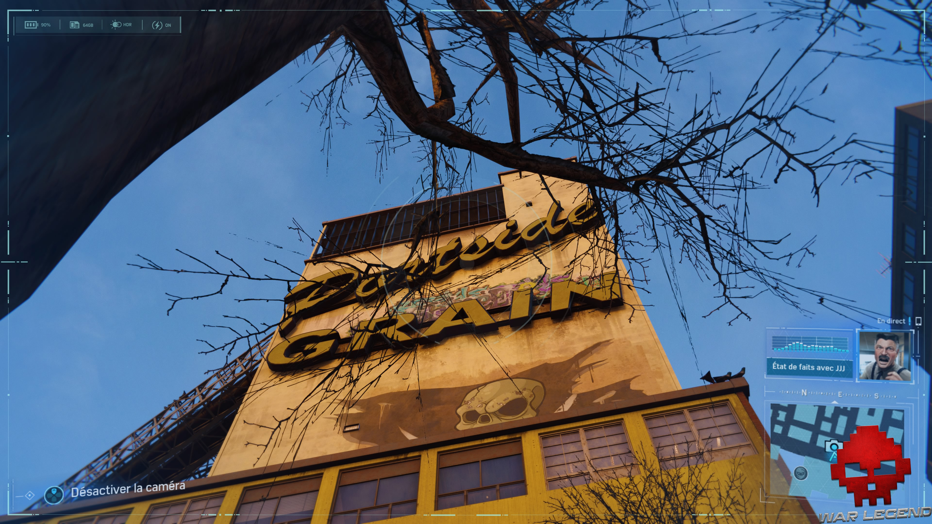 Spider-Man photo secrète graffiti drapeau de pirate