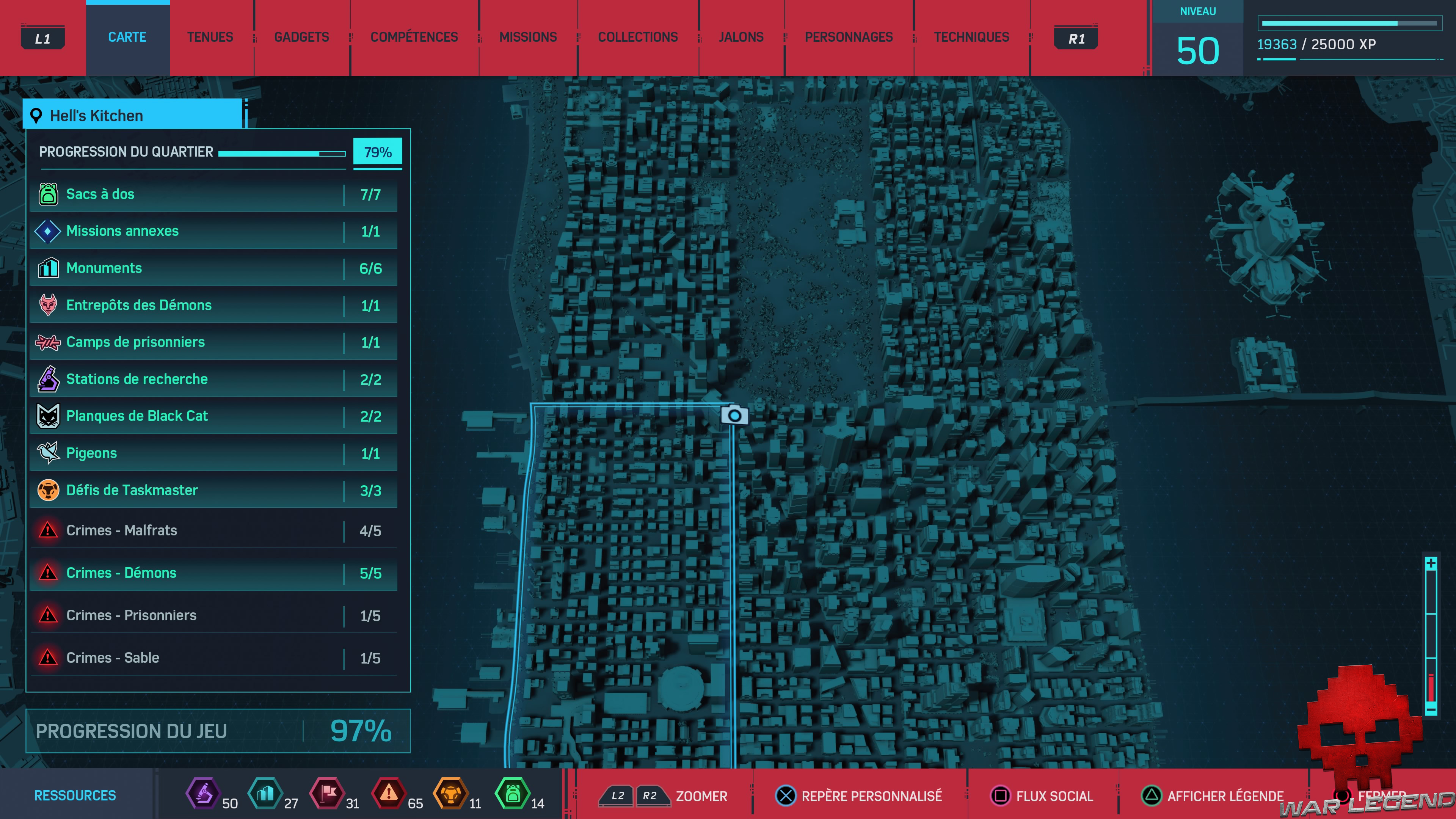 Spider-Man photo secrète Statue de Christophe Colomb carte