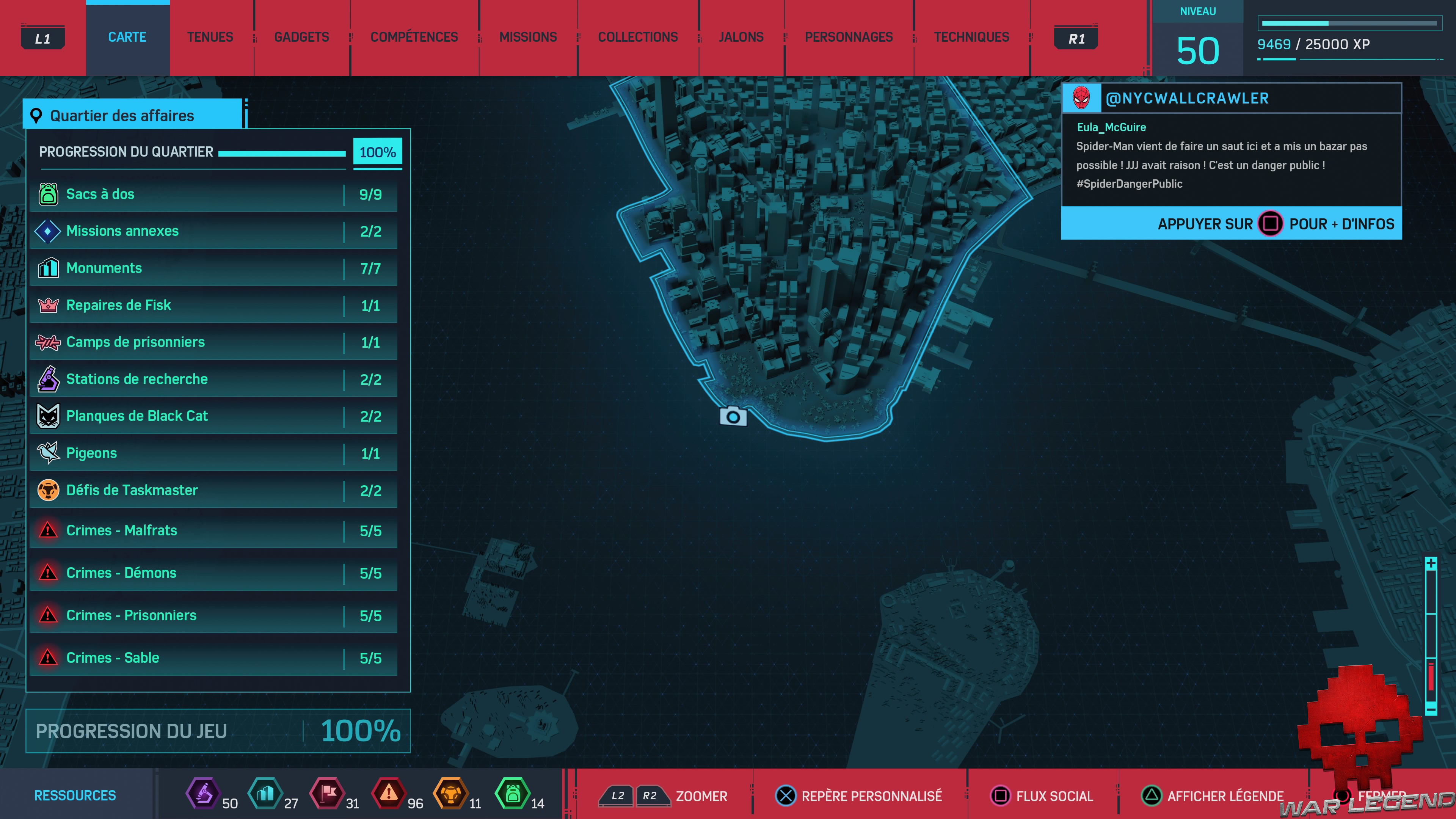 Spider-Man photo secrète statue de la liberté carte