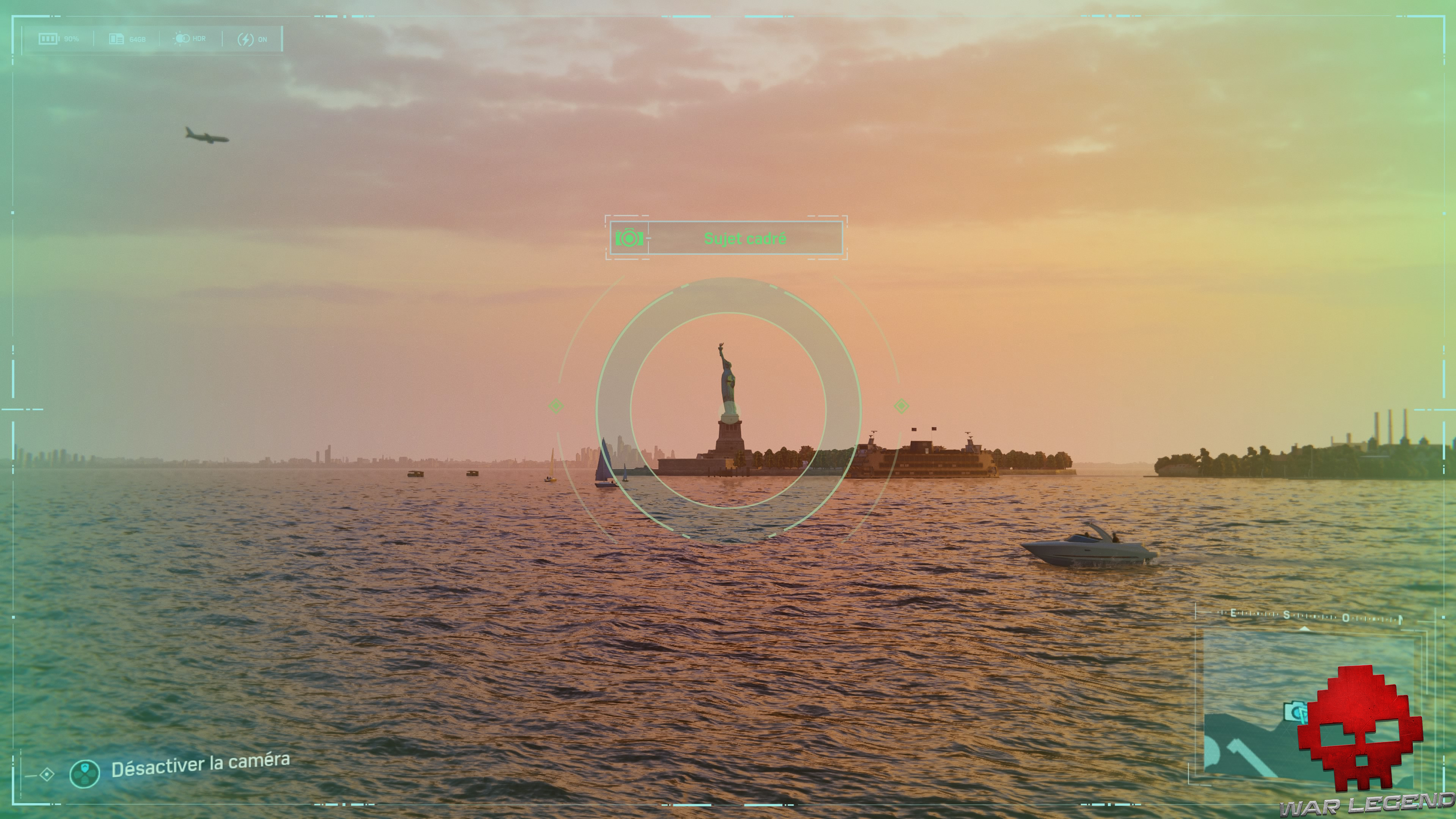 Spider-Man photo secrète statue de la liberté