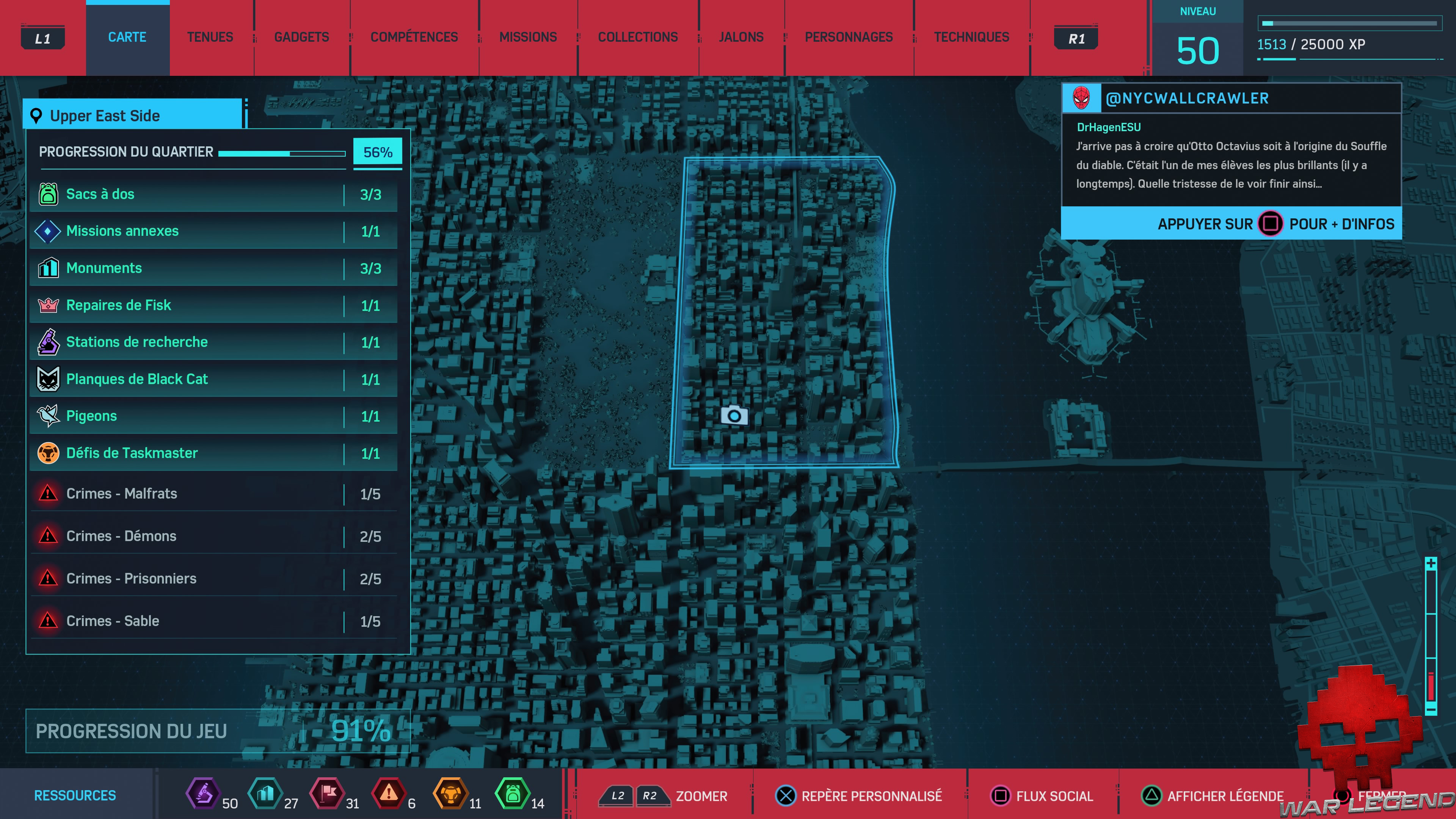 Spider-Man photo secrète bibliothèque carte