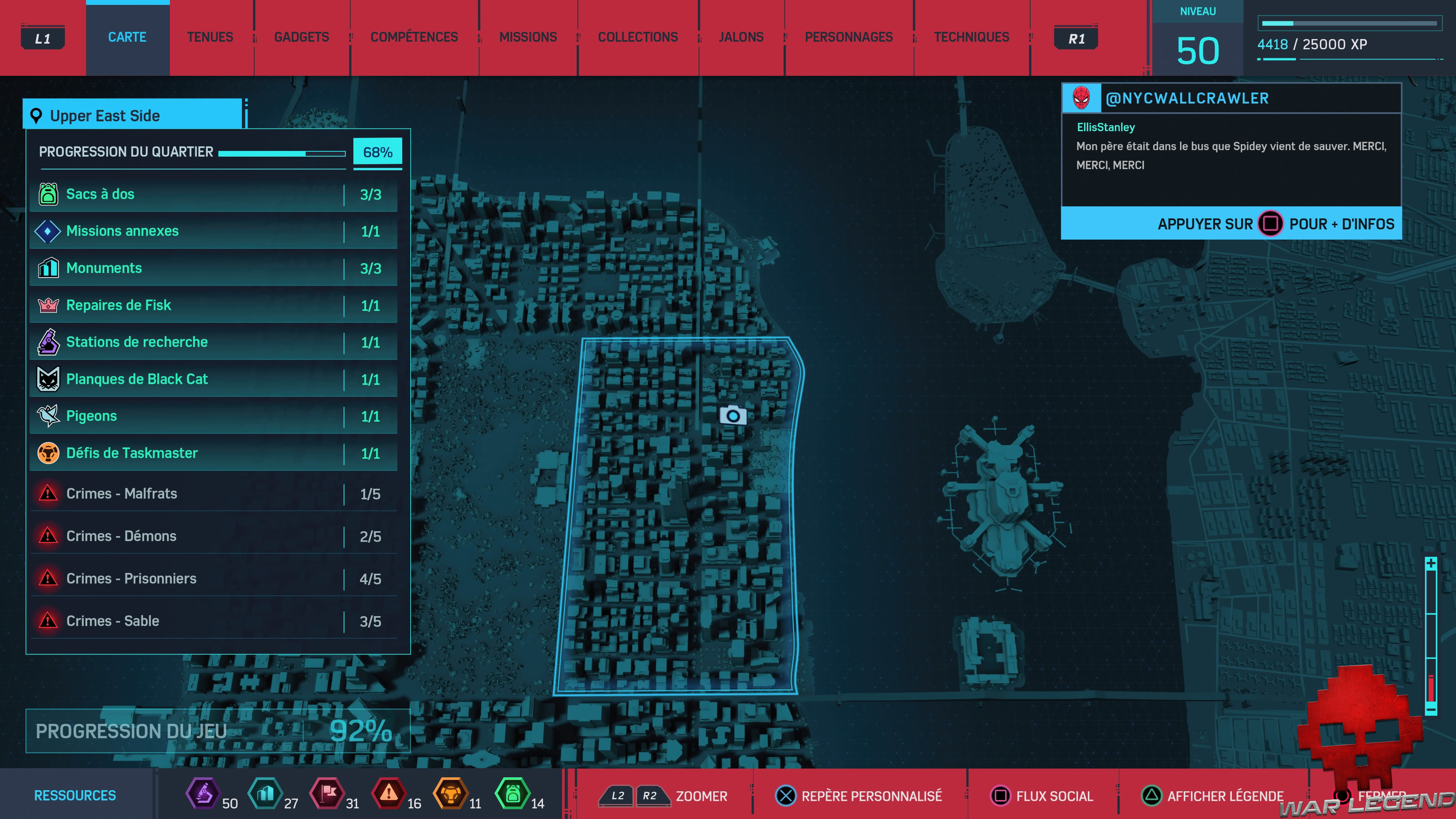 Spider-Man photo secrète black wing tavern carte