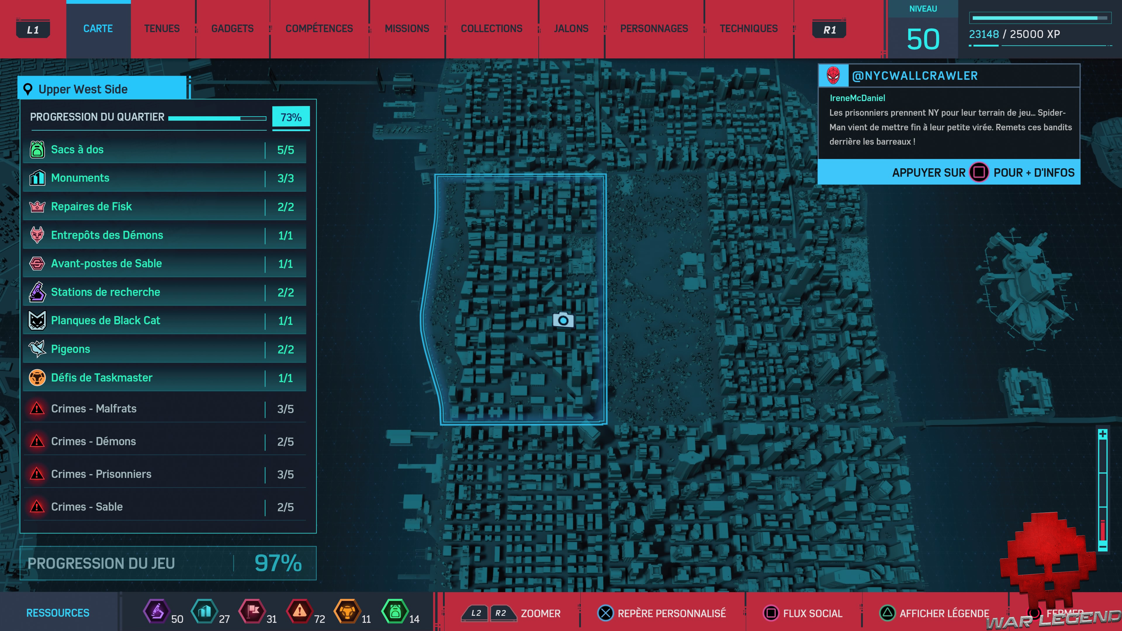 Spider-Man photo secrète caserne 74 carte