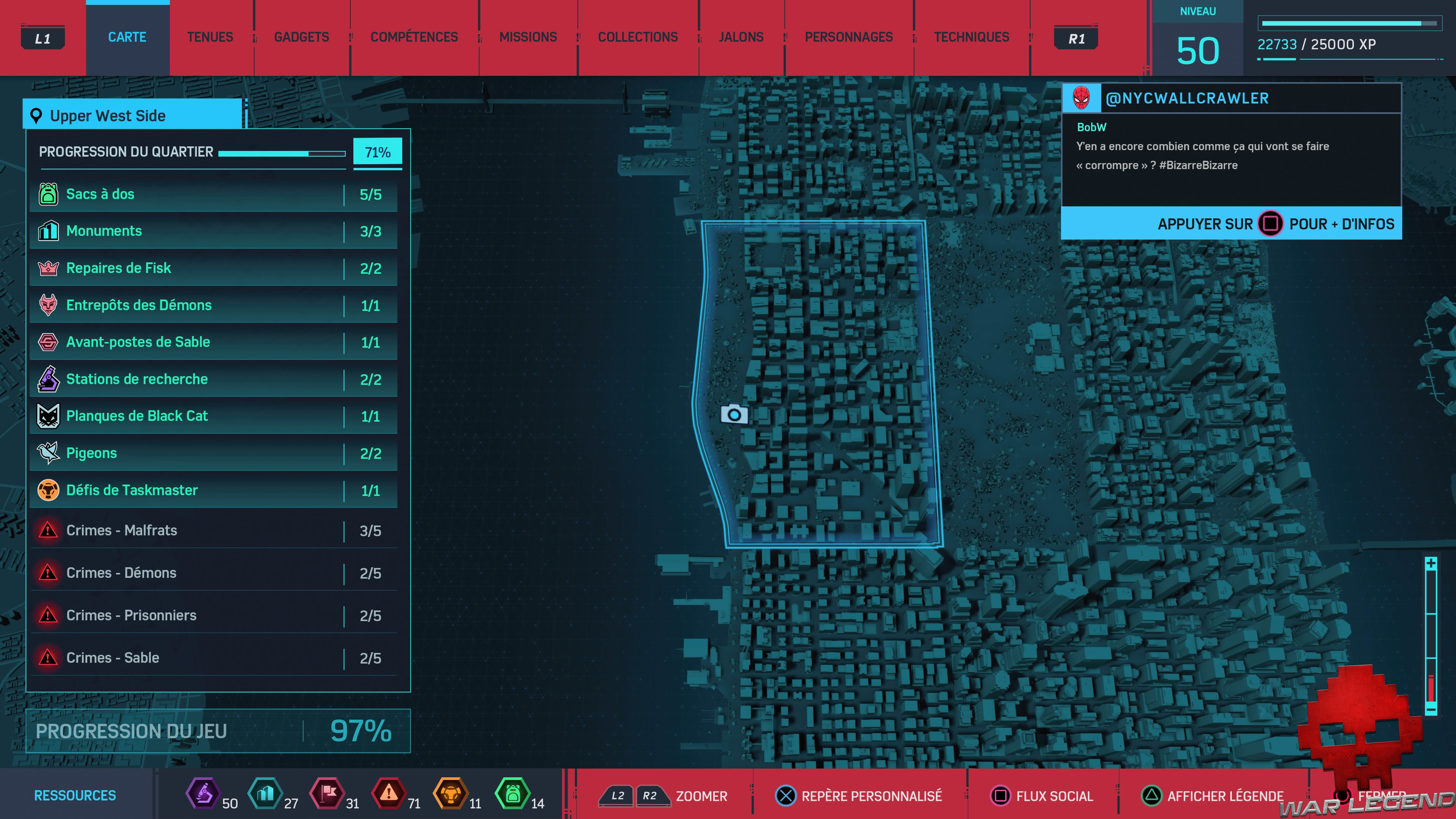 Spider-Man photo secrète Sculpture carte