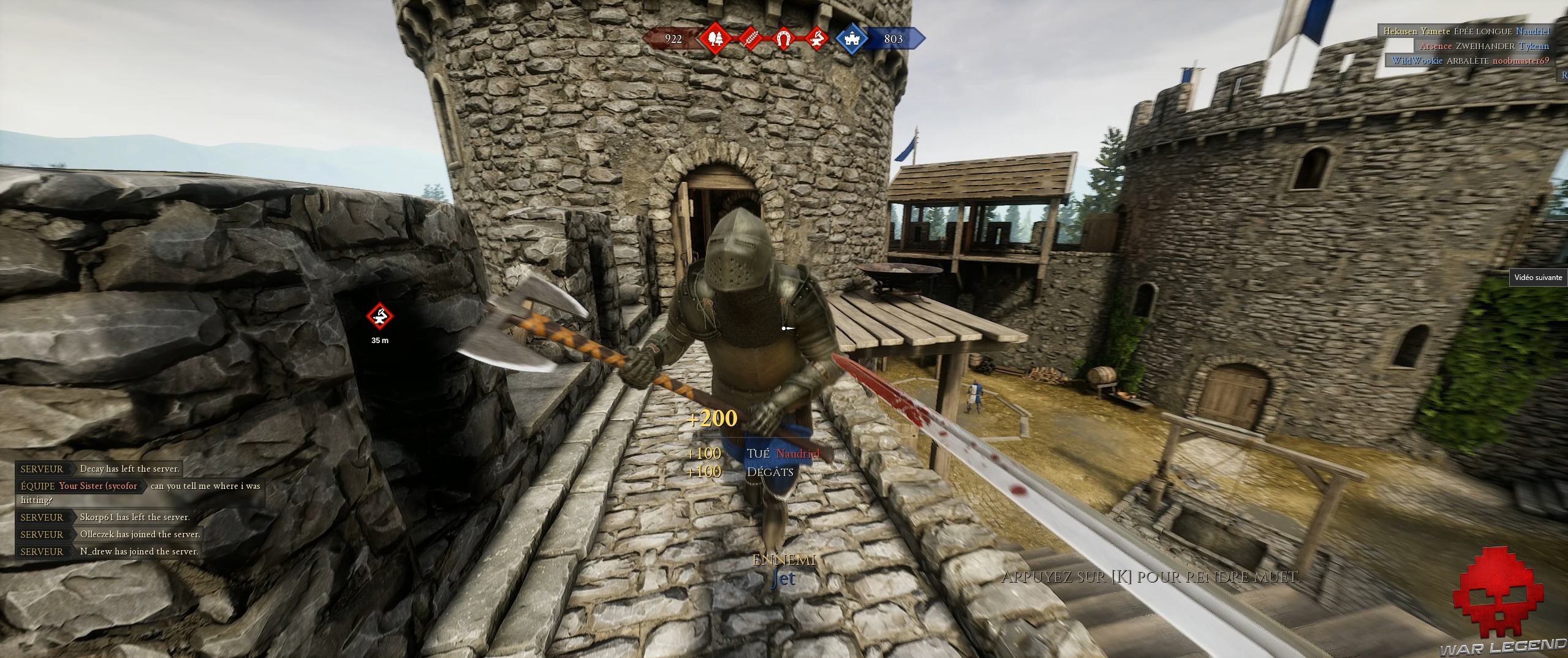Guide épée mordhau