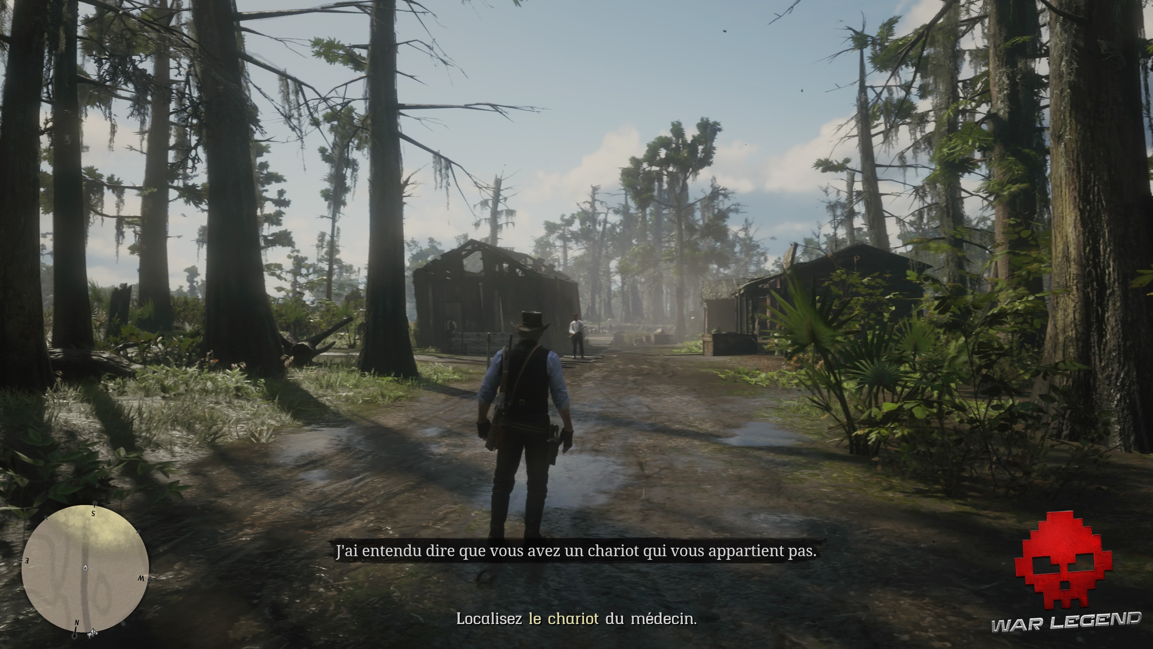 Soluce Red Dead Redemption 2 À tout docteur, tout honneur Arthur discute avec un pilleur