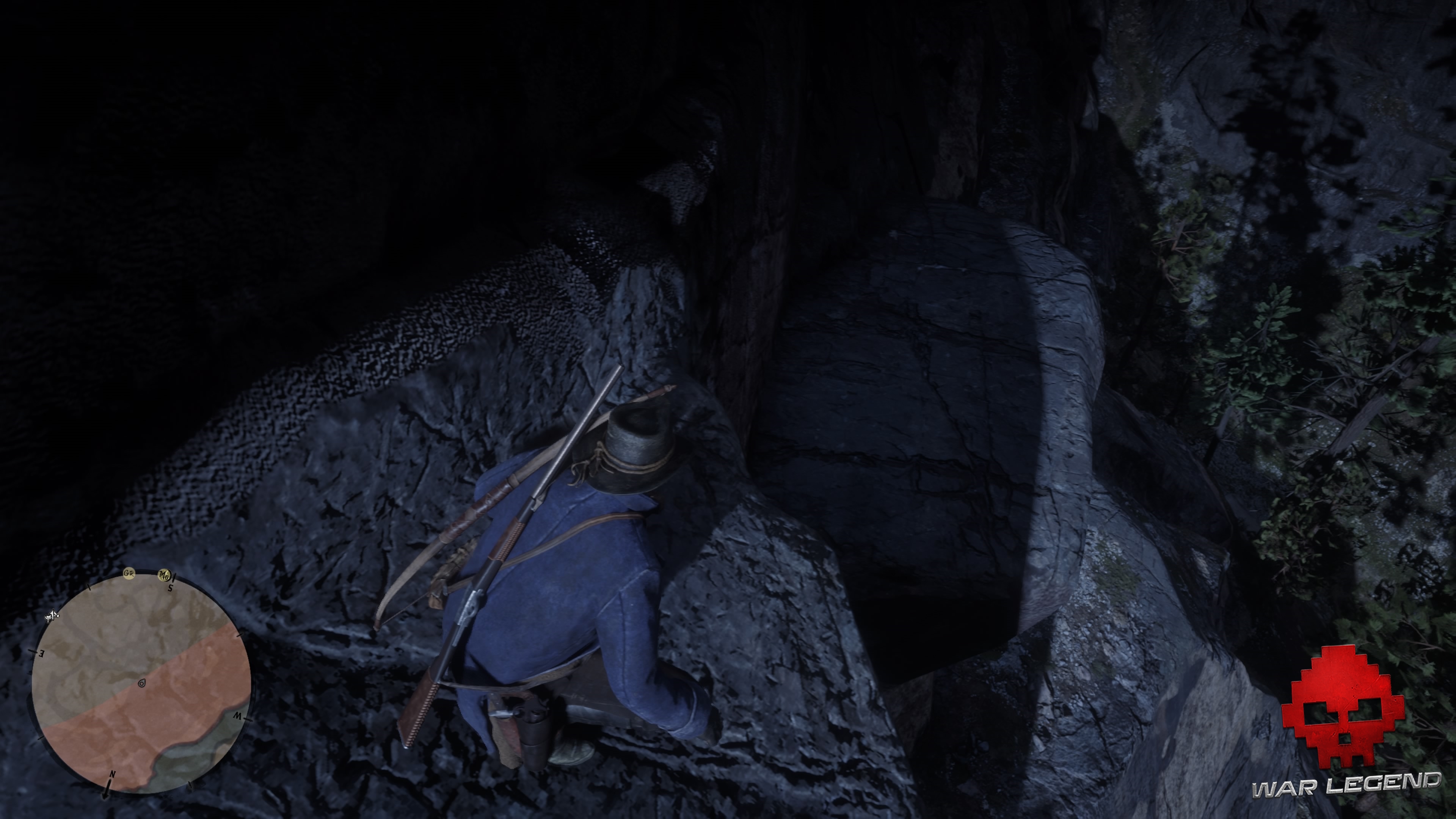 Soluce Red Dead Redemption 2 Le trésor à gros enjeux une plateforme en contrebas