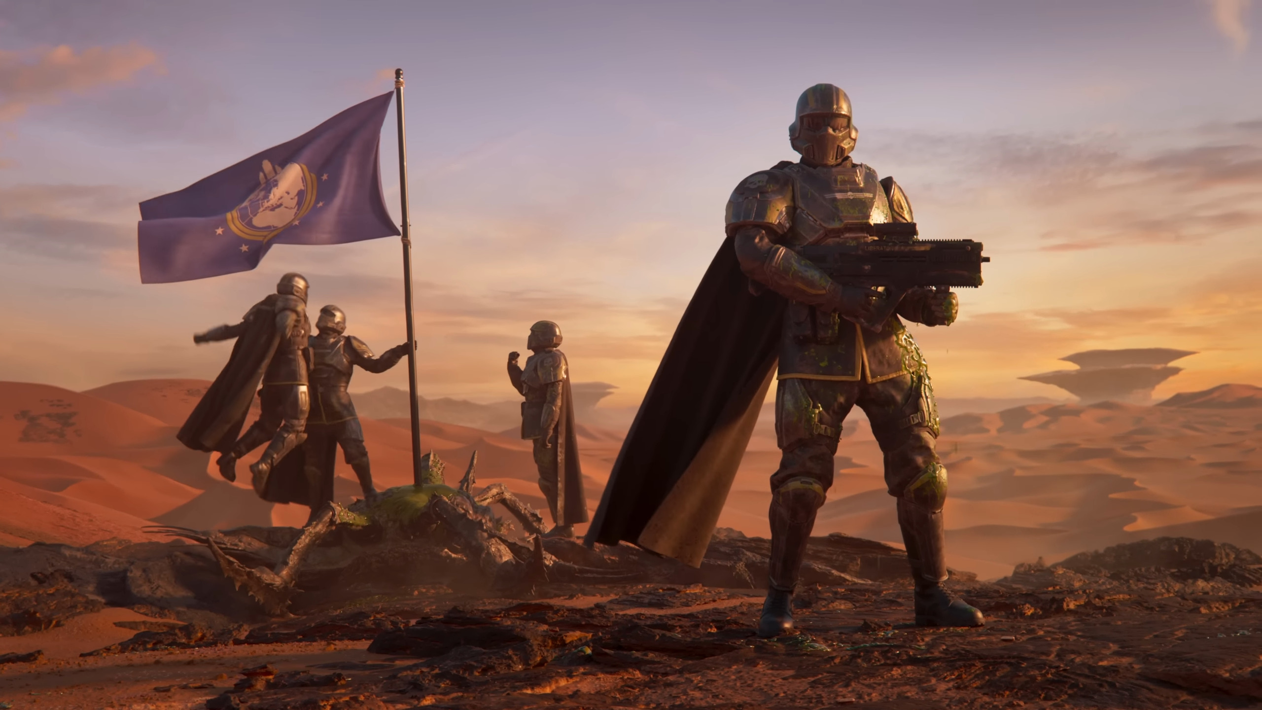 Débardeur Helldivers 2 - Motif 'Dit Bonjour à La Démocratie' - Pour PlayStation - Licence Officielle