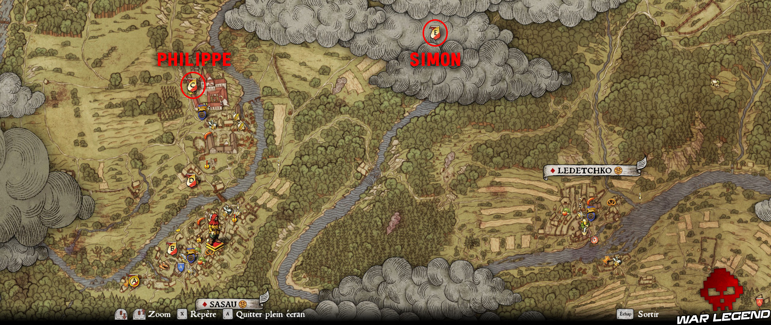 KCD En quête des rabatteurs carte simon et philippe