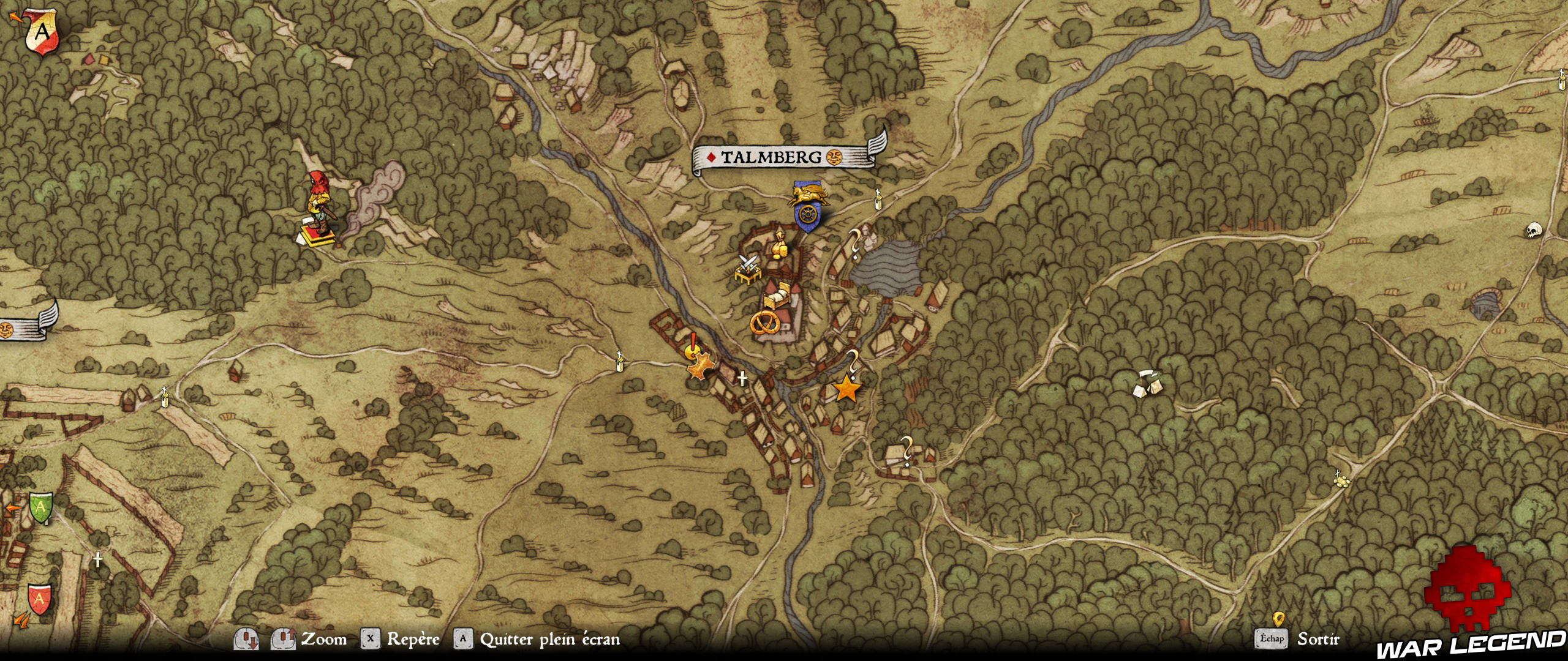 KCD Guide du débutant carte donnerus de quête