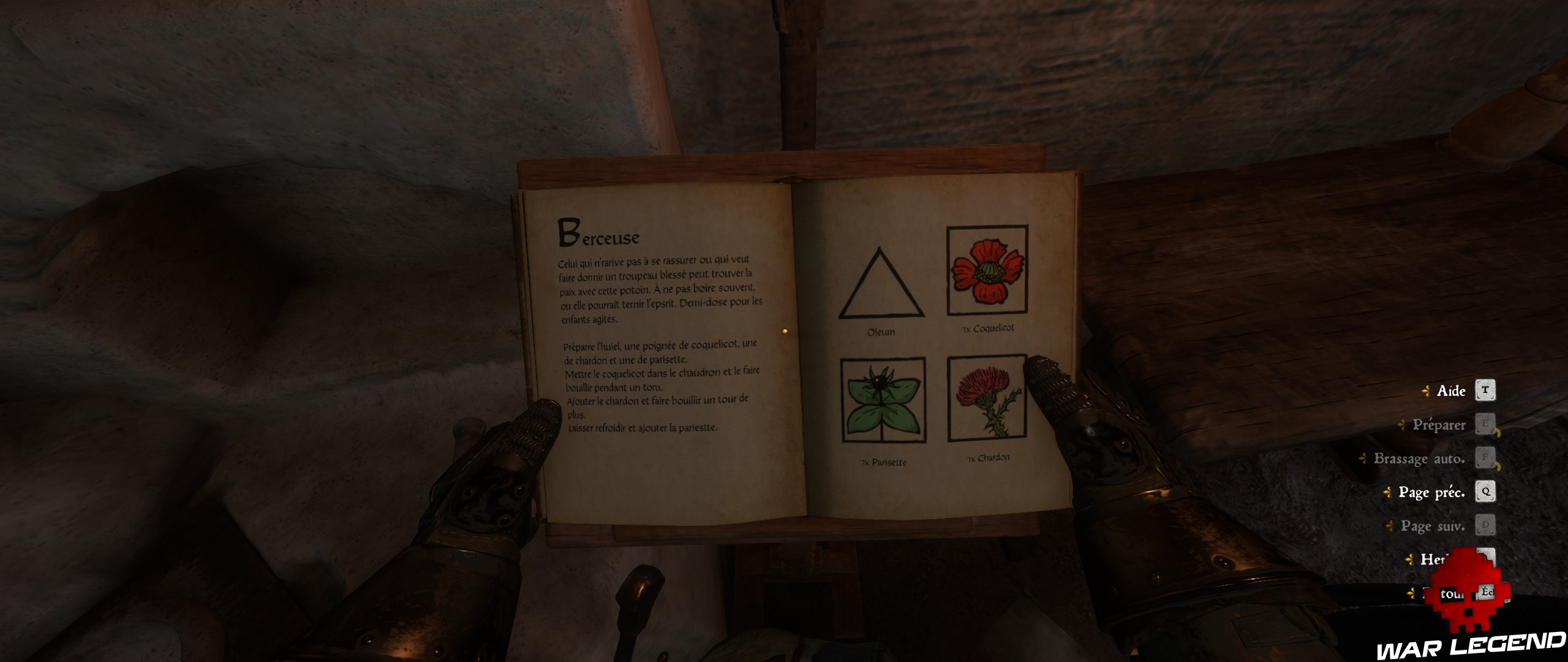 KCD À la merci de Dieu recette potion berceuse