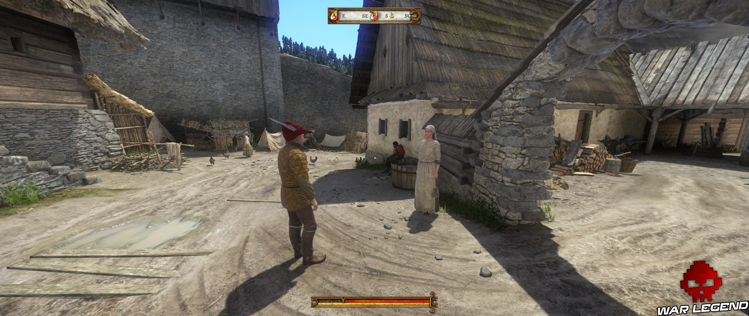 Kingdom Come Ronde de nuit conflit mendiante et armurier