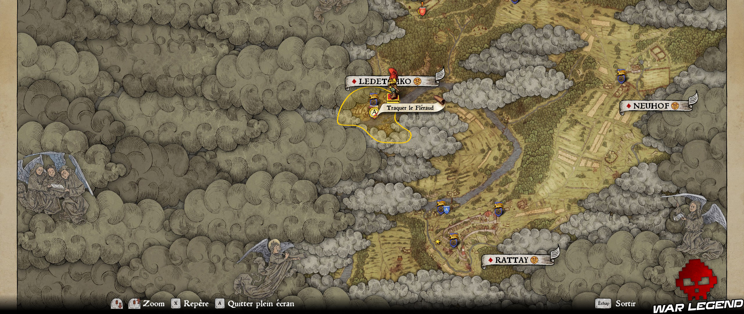 Kingdom Come les voies impénétrables 6 carte