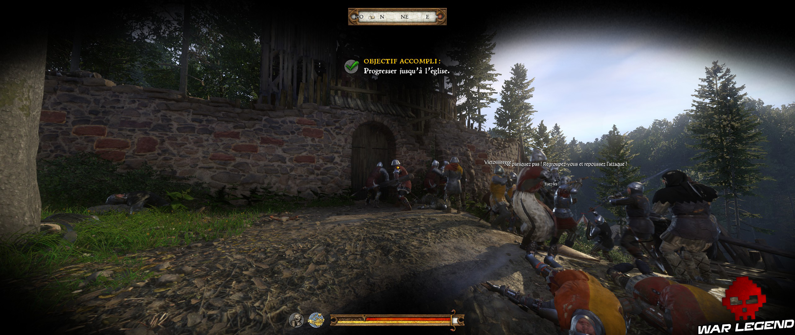 Kingdome Come Deliverance le baptême du feu forçage de la porte