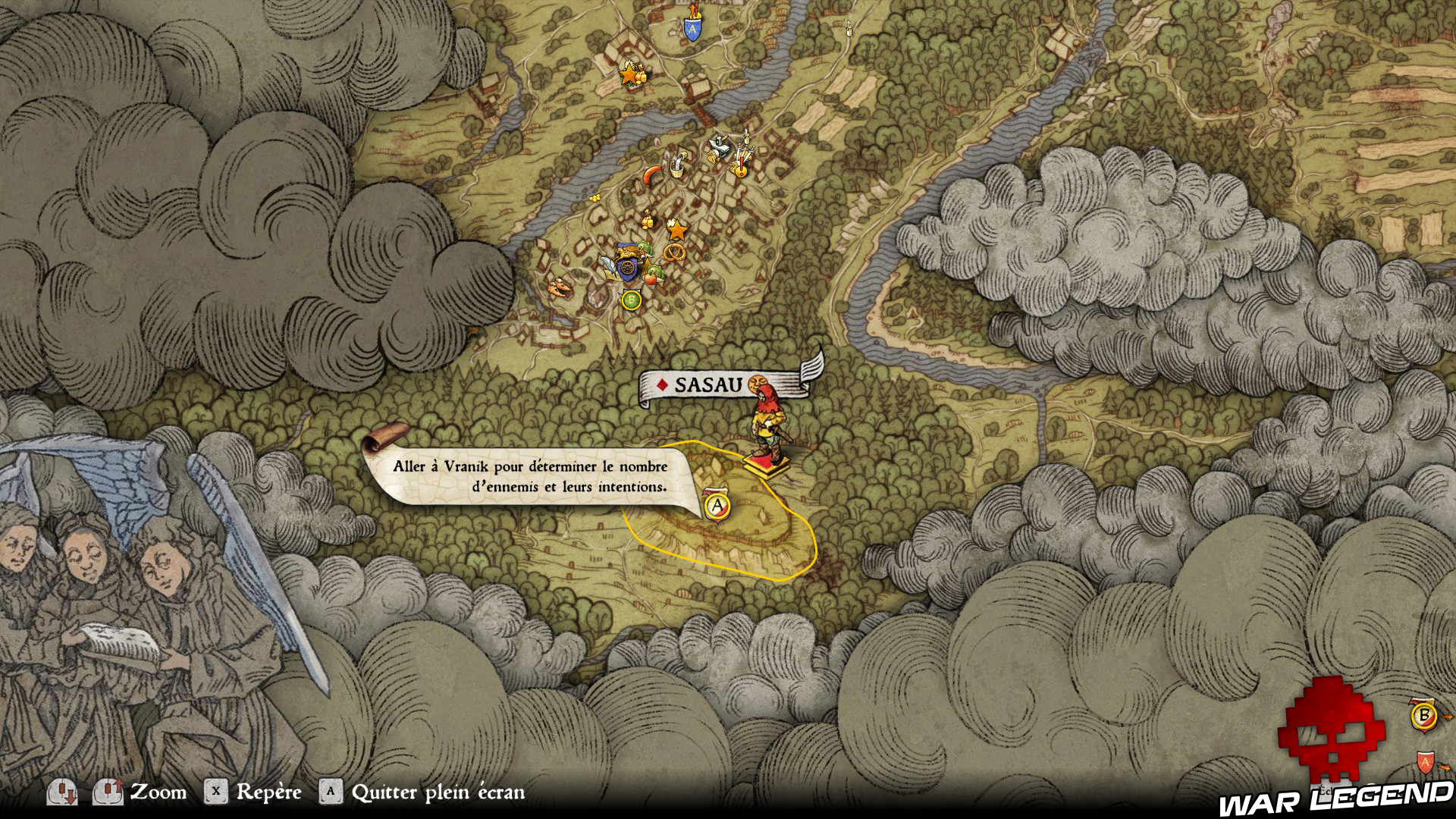 Les dés sont jetés carte emplacement vranik