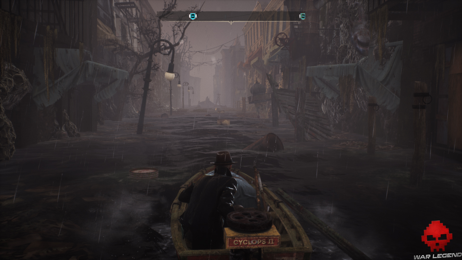 The sinking city image