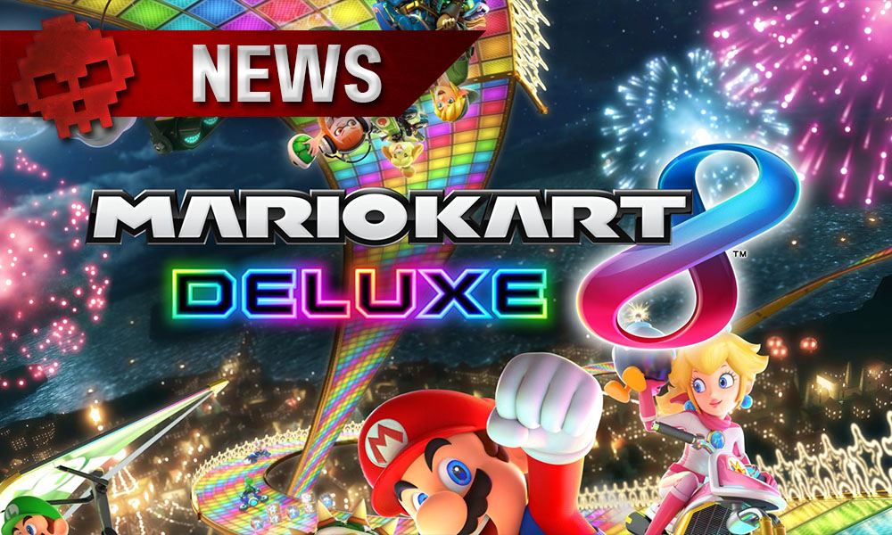 Mario Kart 8 Deluxe - Pas de nouvelle carte au lancement du titre Logo et personnages de l'univers de Mario
