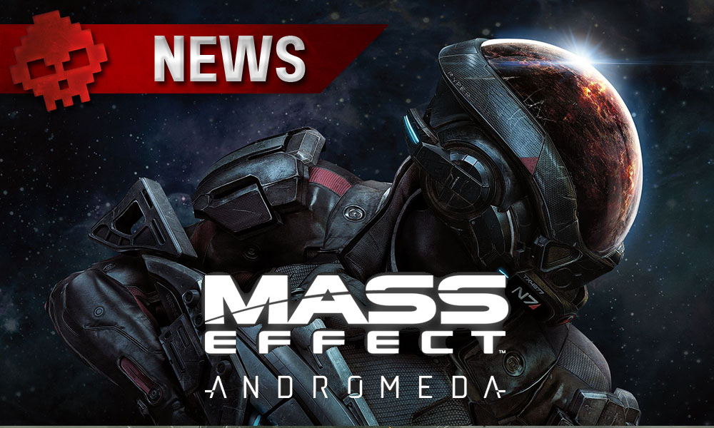 Mass Effect: Andromeda - Son succès mitigé se répercute chez BioWare - Logo et Ryder héros principal en fond