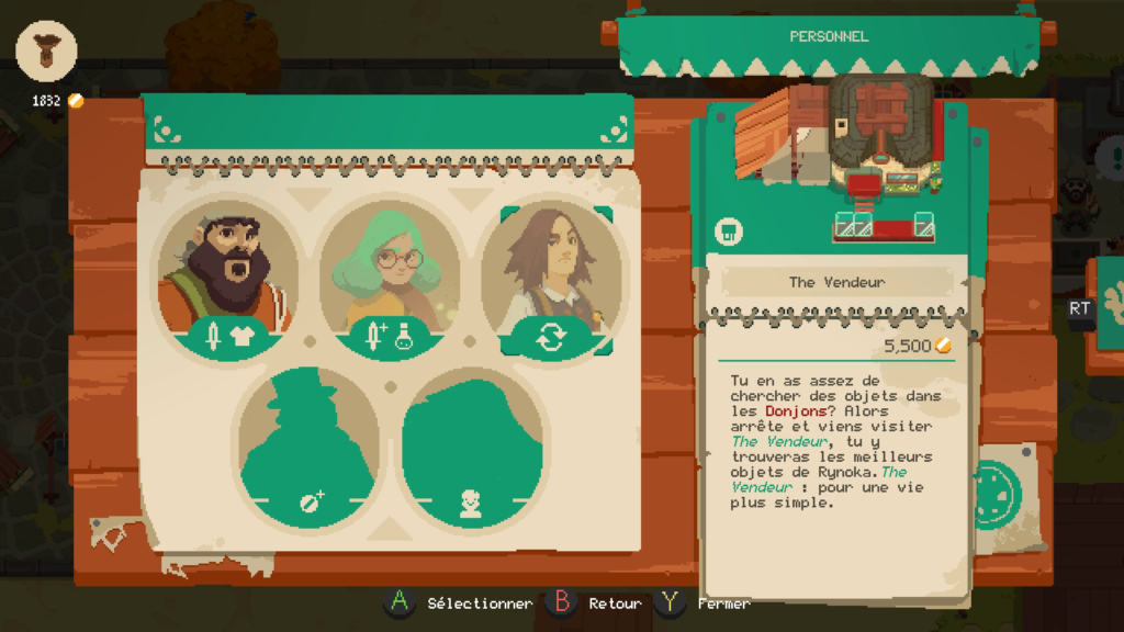 Moonlighter - Les améliorations de la ville