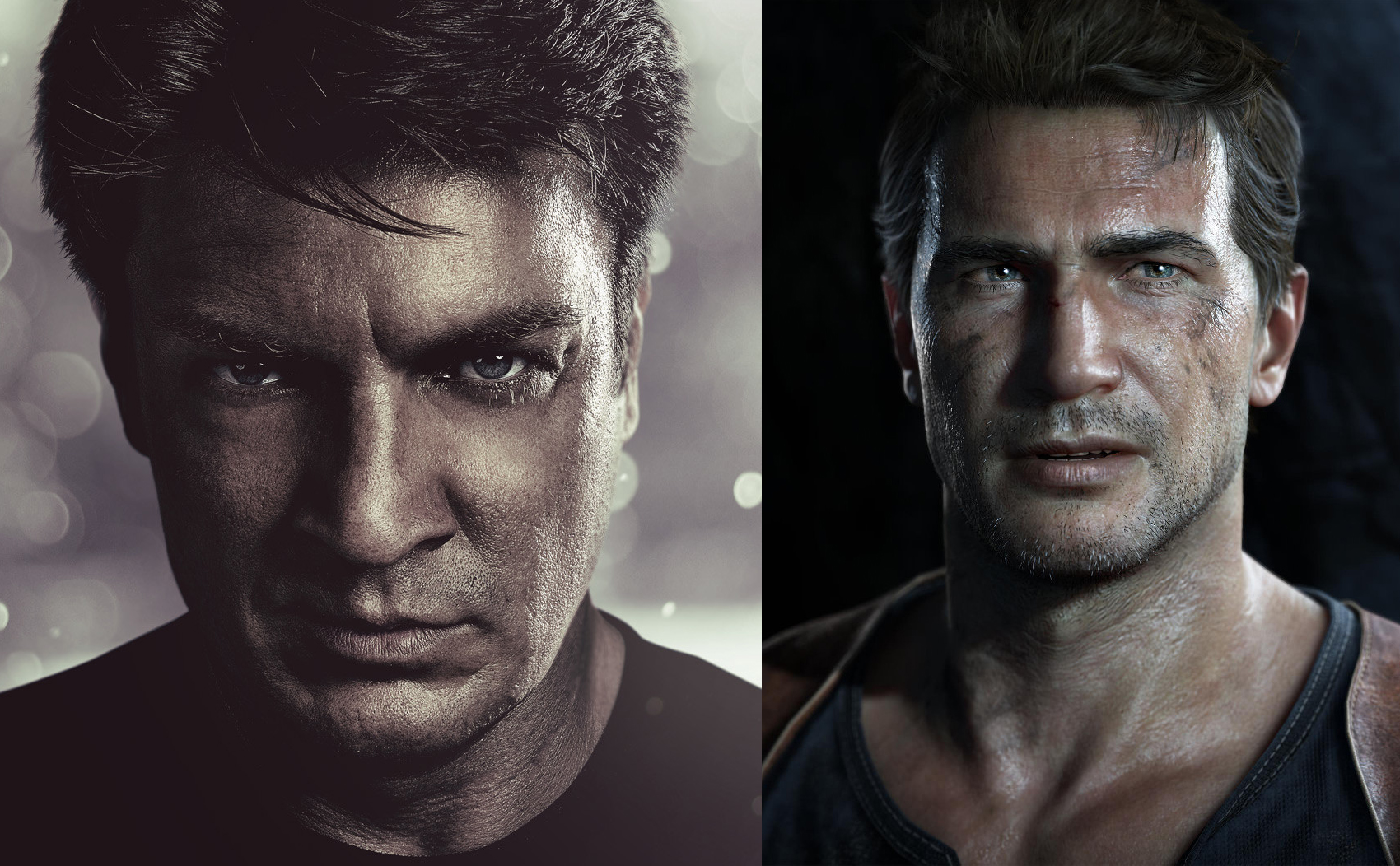 Nathan Fillion et Nathan Drake