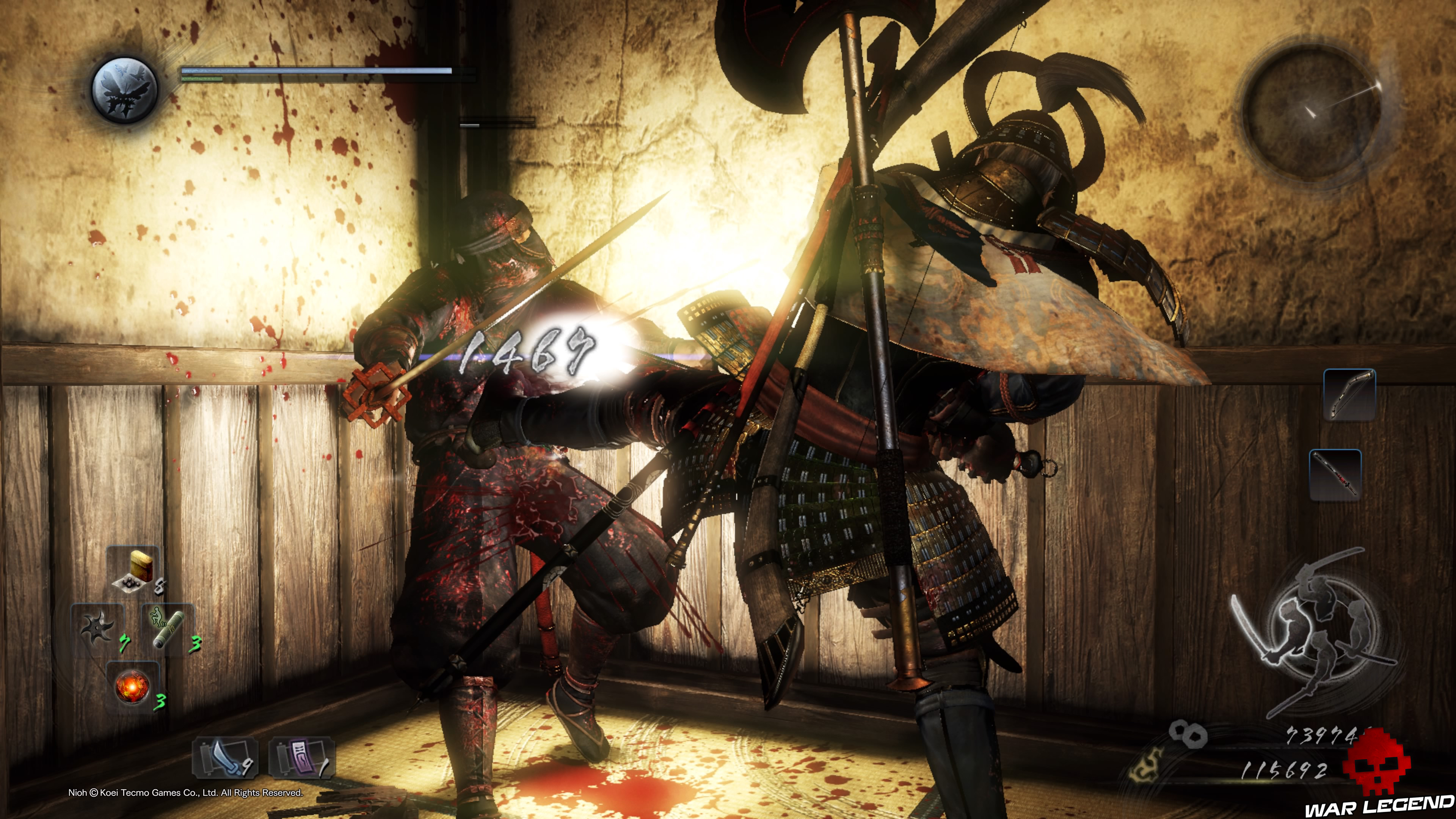 Soluce Nioh - L'évasion d'Iga combat