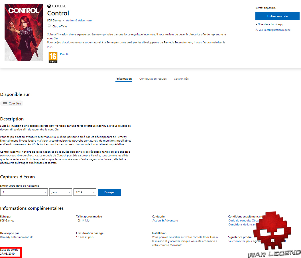Page Control Microsoft Store