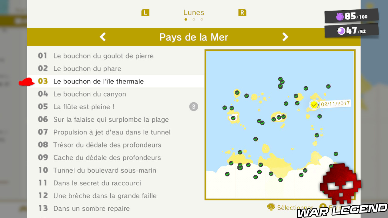liste lunes pays de la mer