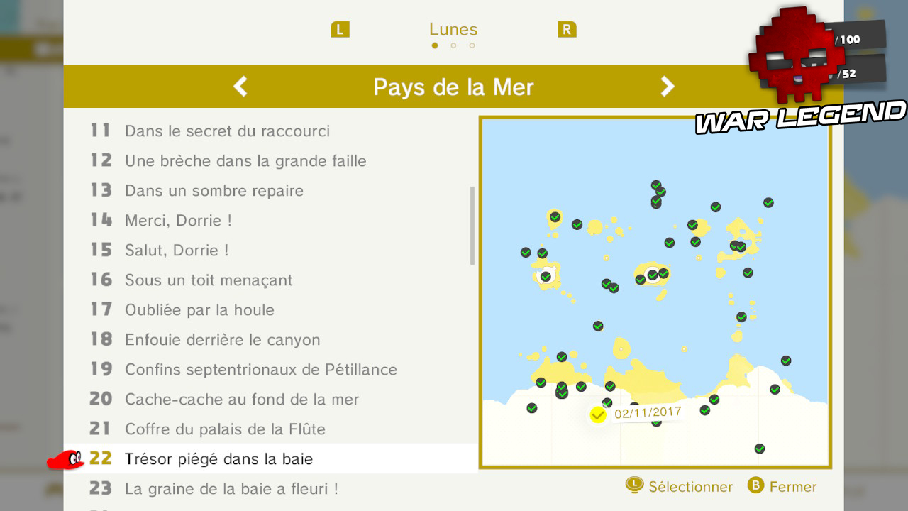 liste lunes pays de la mer