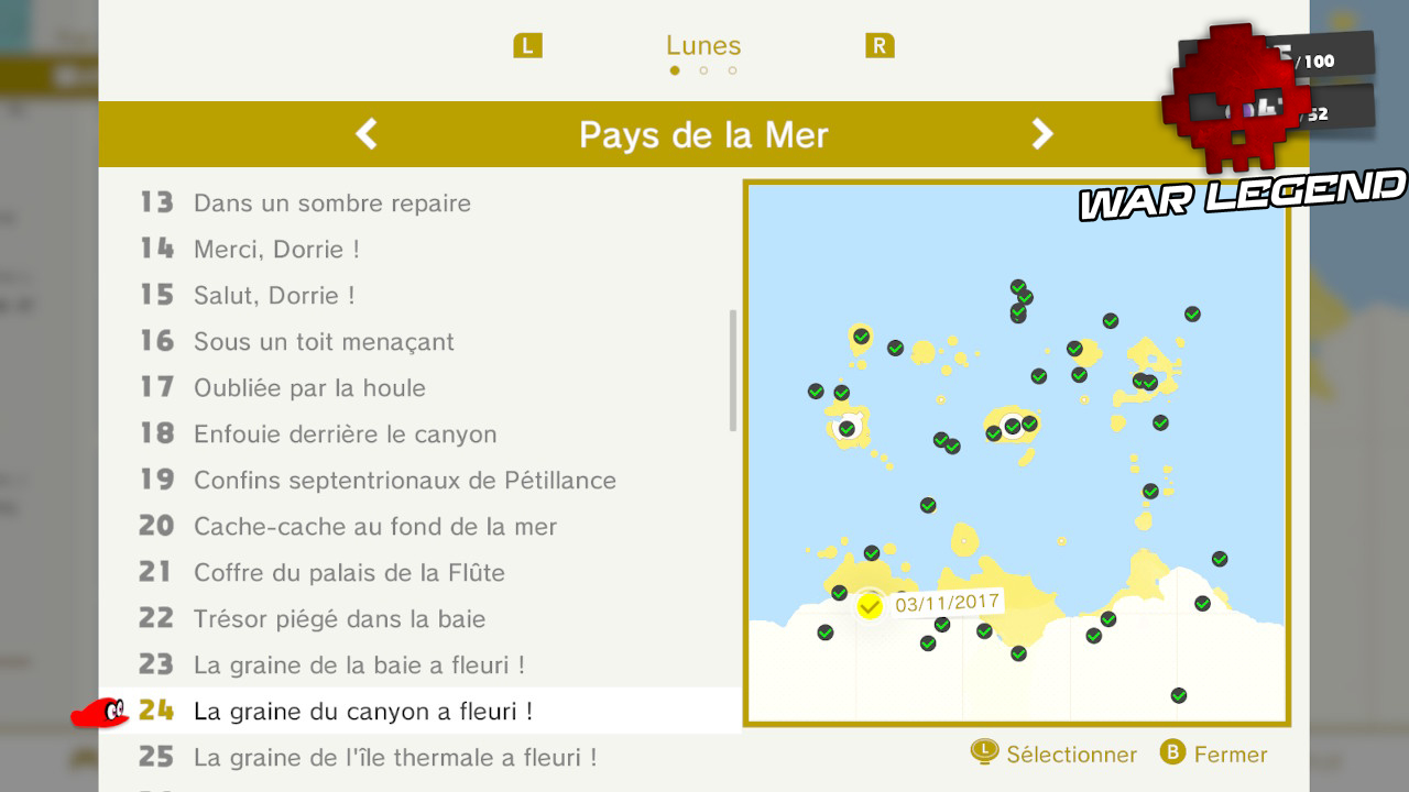 liste lunes pays de la mer