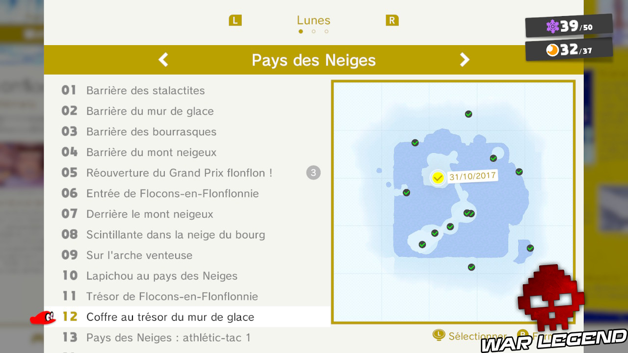 liste complète des lunes mario