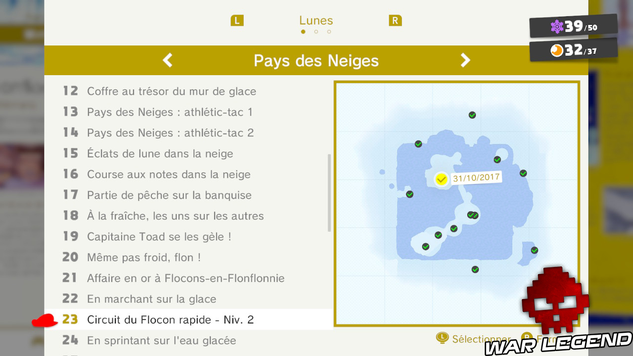 les lunes à collecter