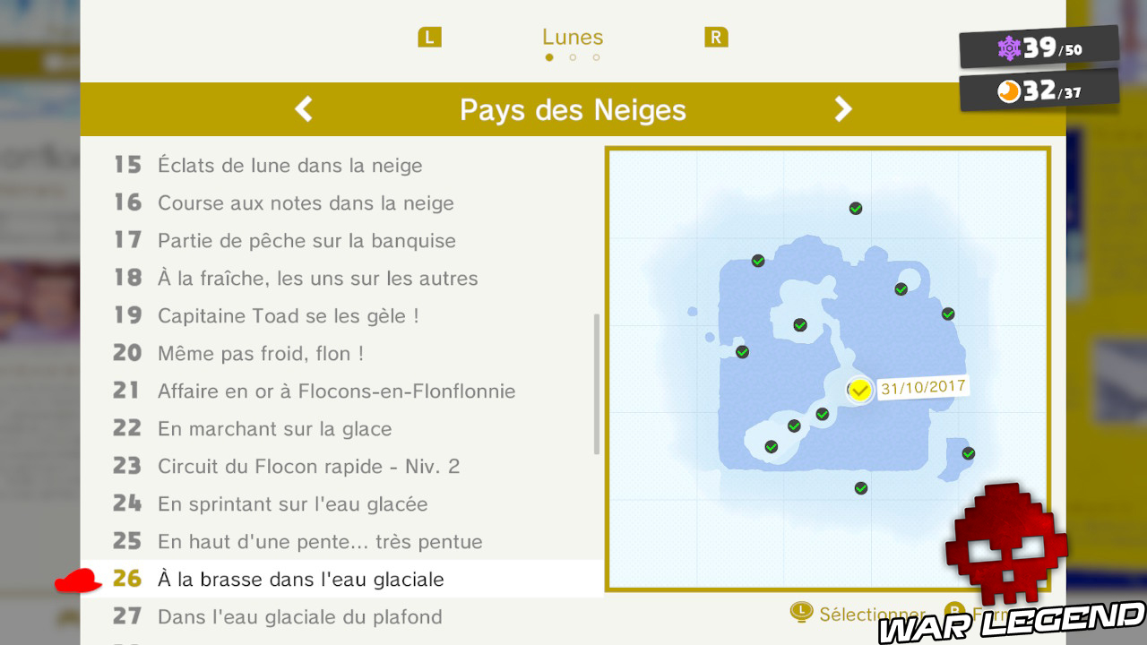 toutes les lunes que l'on peut chercher dans mario