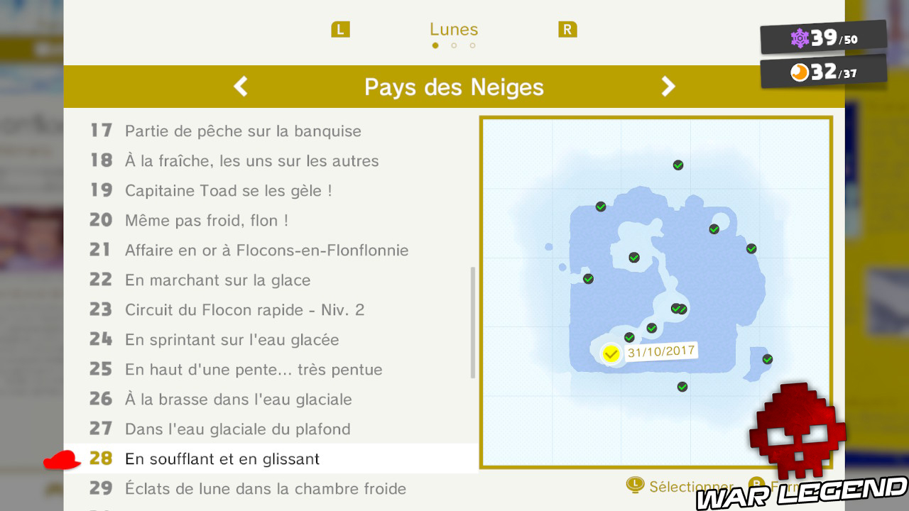 listing lunes super mario odyssey