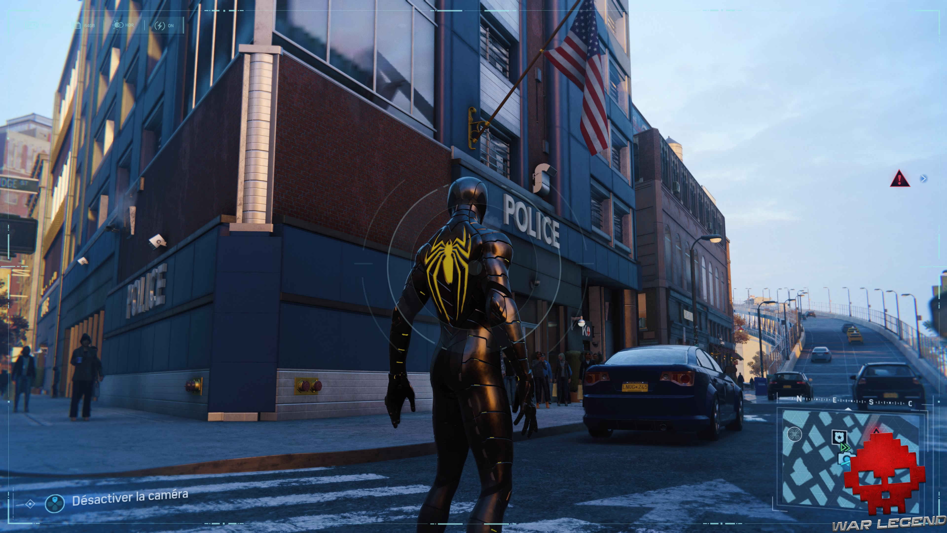 Spider-Man photo secrète Commissariat de Chinatown