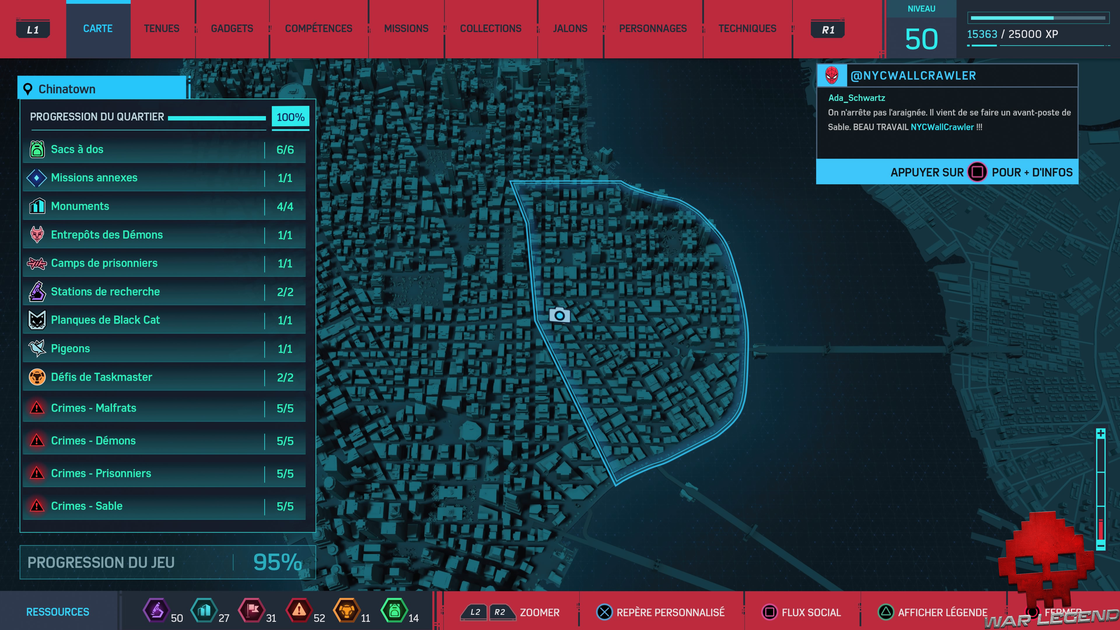 Spider-Man photo secrète carte Pizzeria Leo's