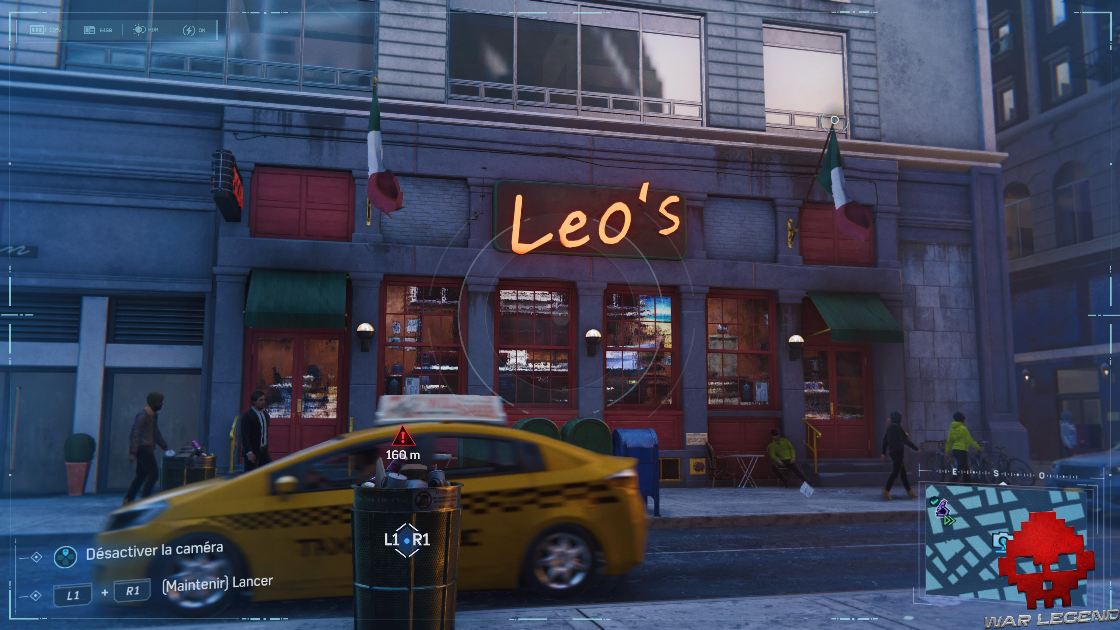 Spider-Man photo secrète Pizzeria Leo's