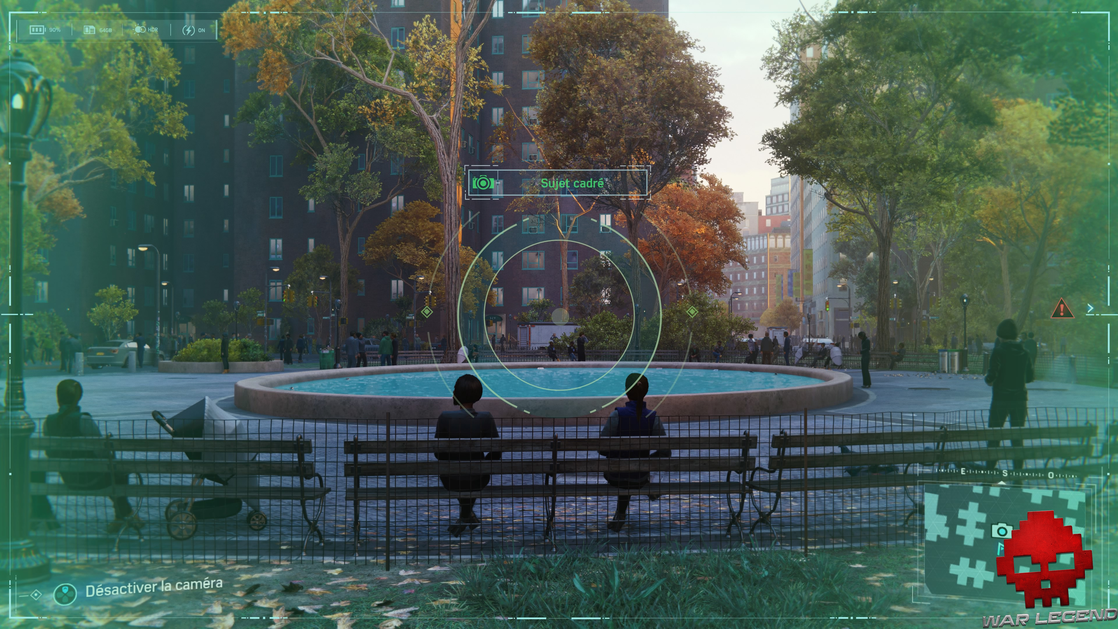 Spider-Man photo secrète Stuyvesant town Fountain